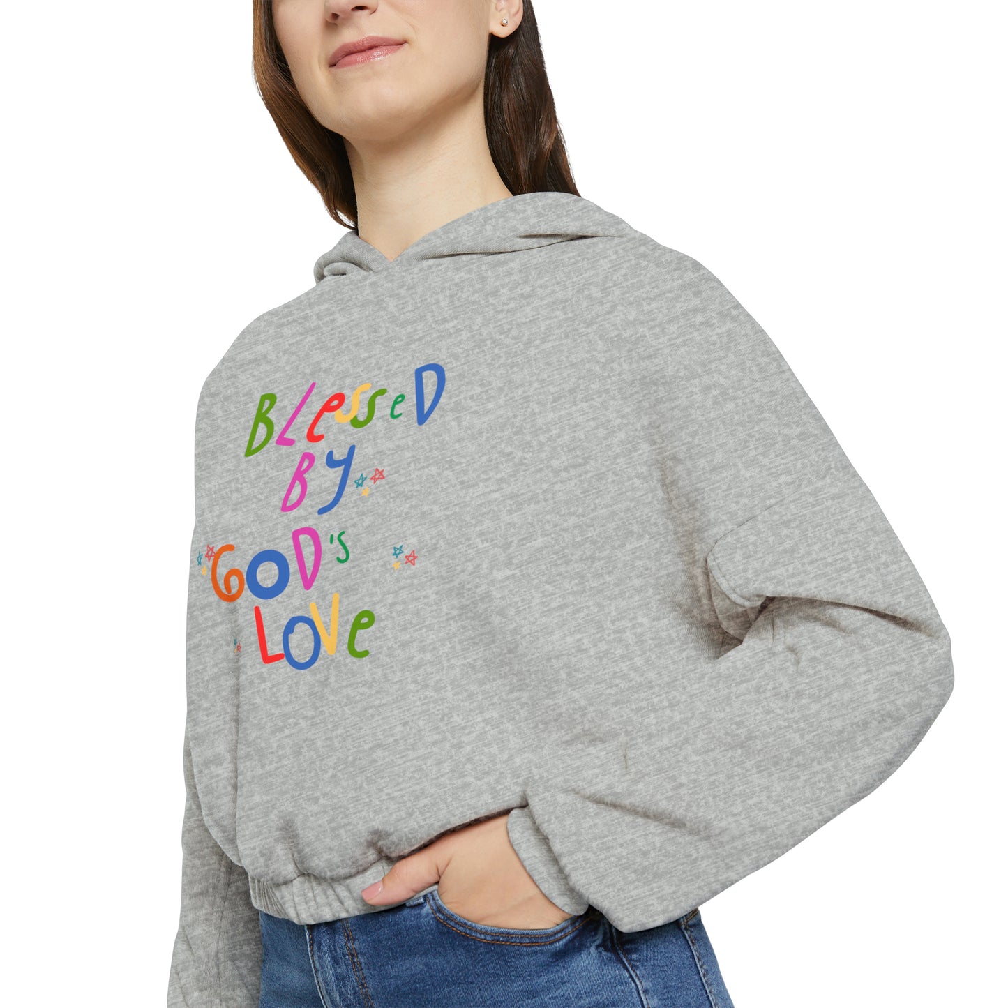 God's Love Women's Cinched Bottom Hoodie
