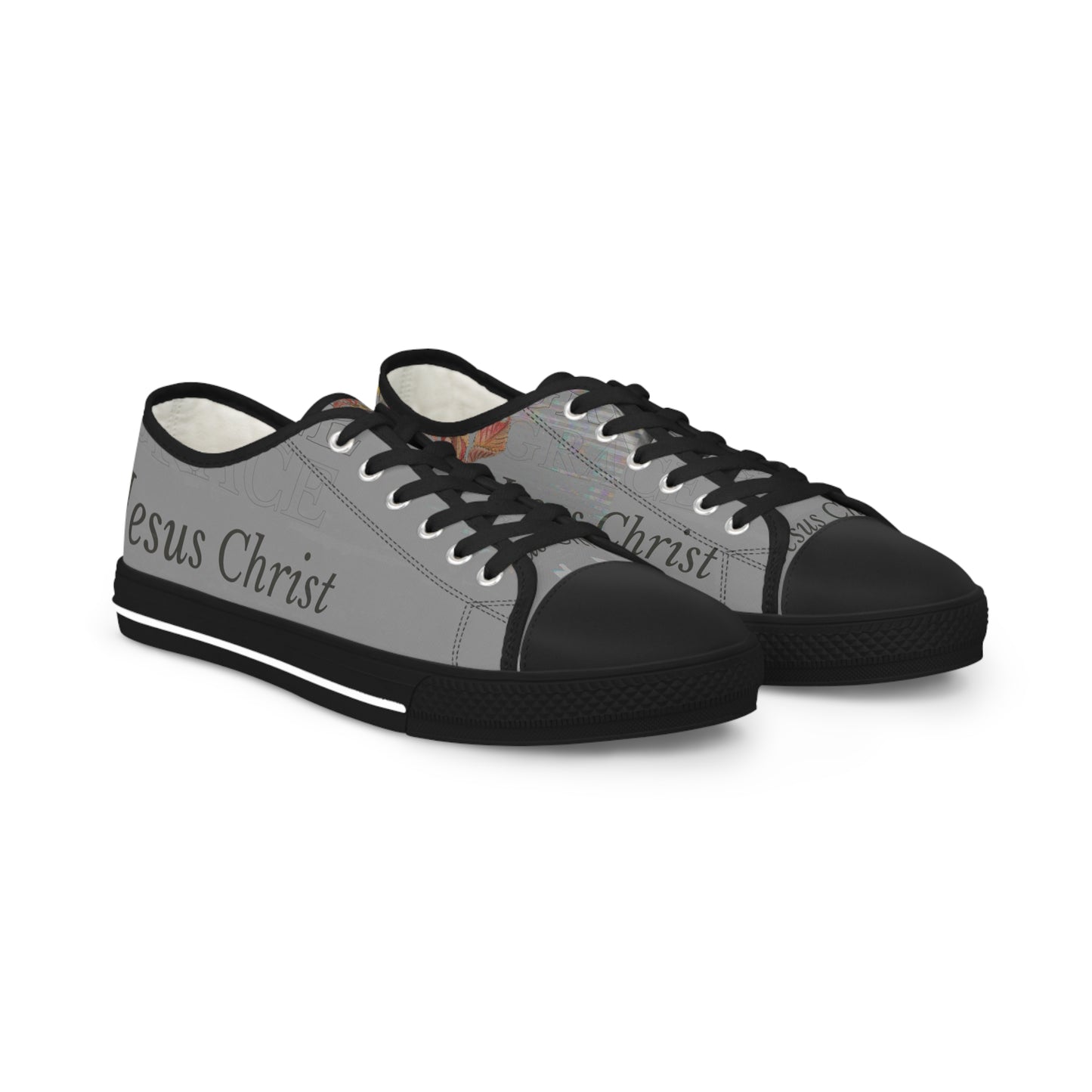 Grace Jesus Christ Men's Low Top Sneakers