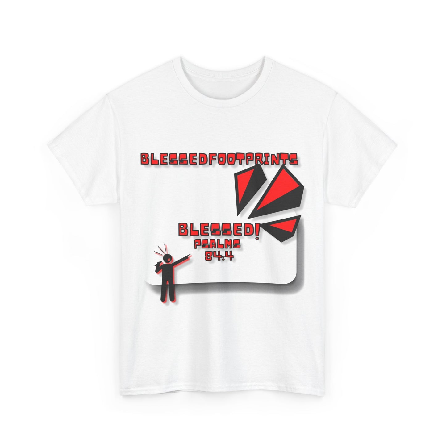 Blessed Psalms 84:4 Unisex Heavy Cotton Tee