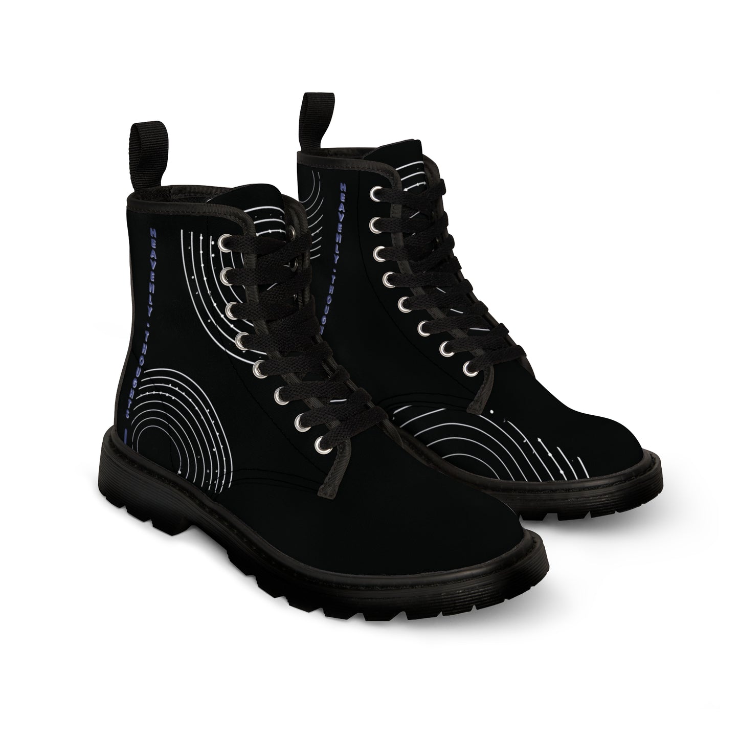 Heavenly Thoughts Men's Canvas Boots