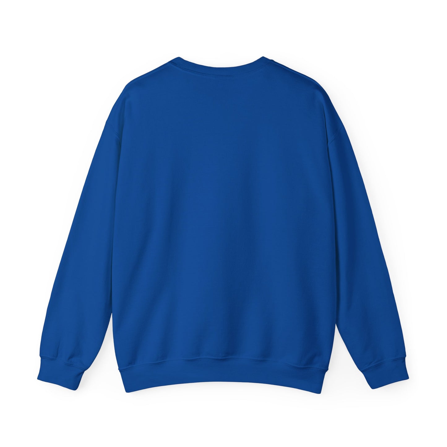 Fuel Your Faith: Graphic Crewneck Sweater with Faith Hope Love and Full Gas Tank Design
