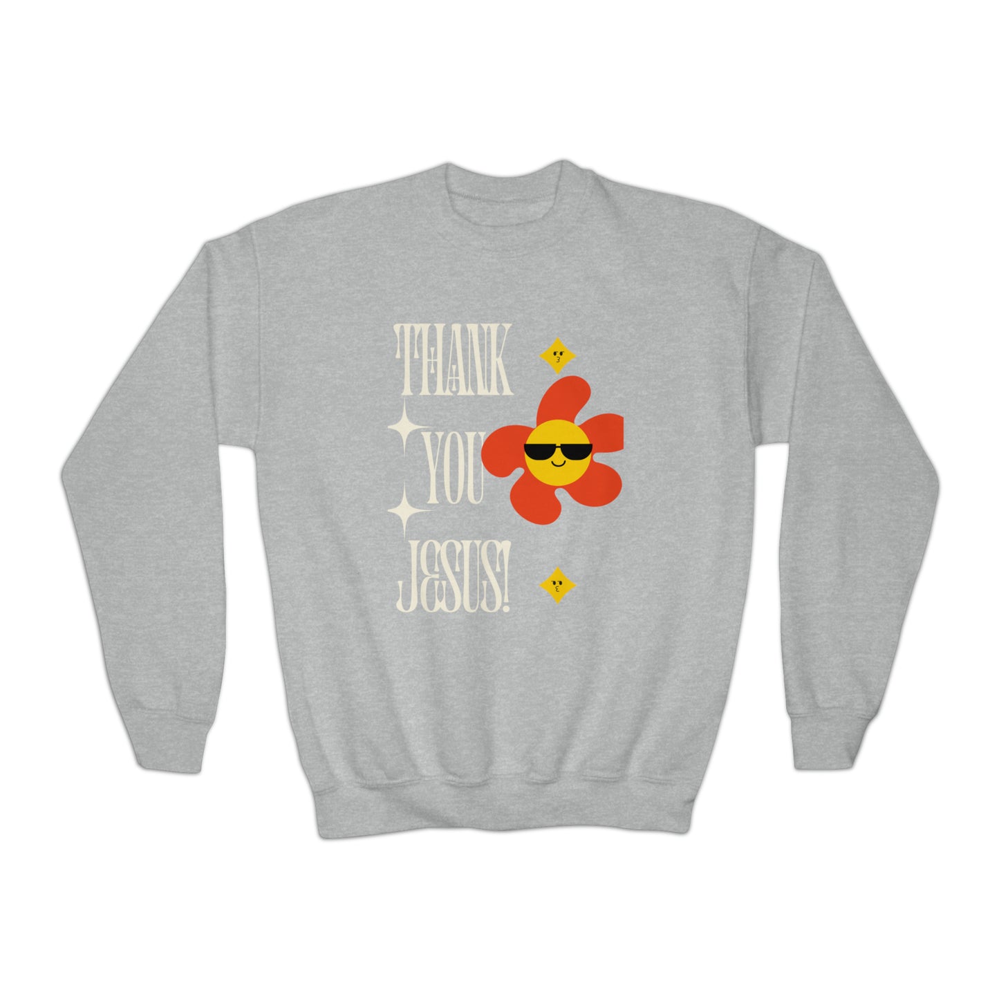 Thank You Jesus Youth Crewneck Sweatshirt