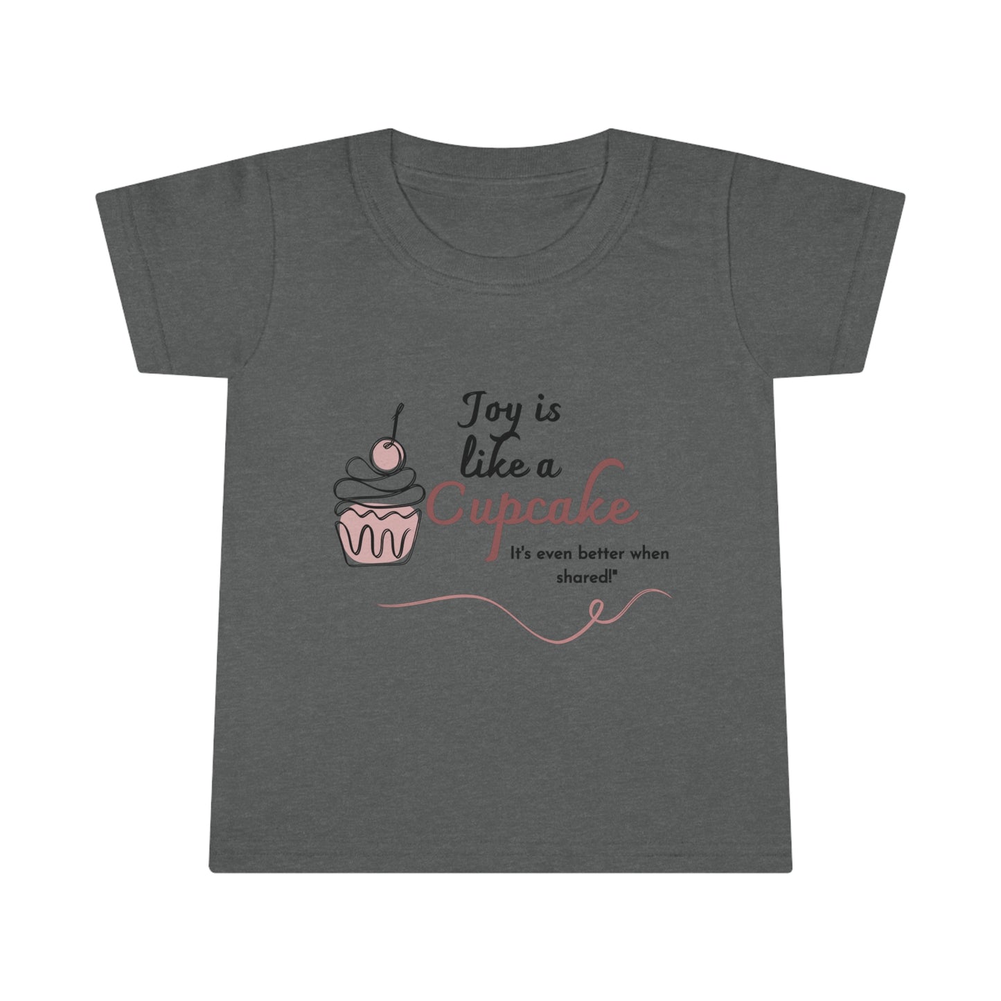 Joyful Toddler Cupcake T-Shirt: Share the Sweetness
