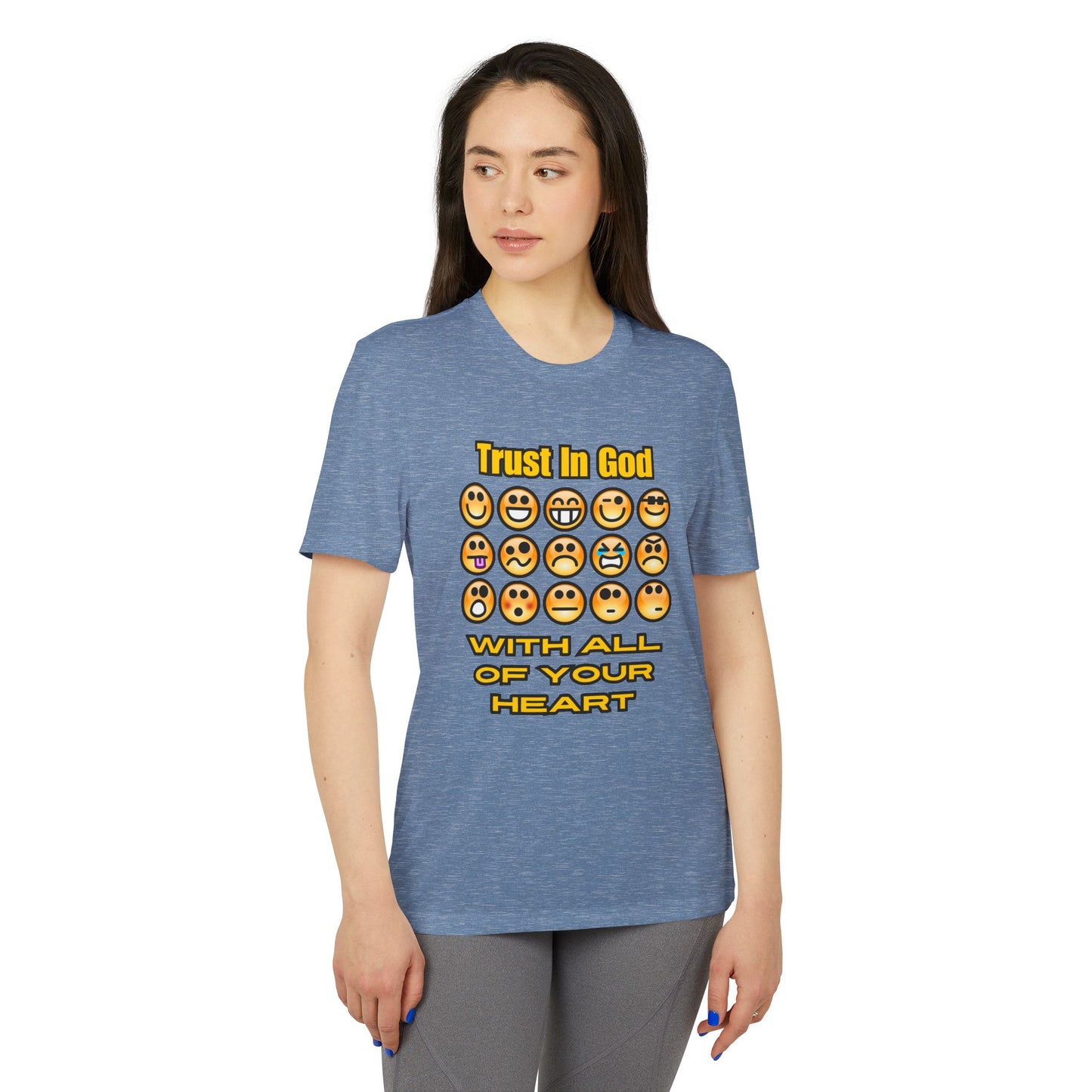Trust in God Emoji Expression Unisex Tee