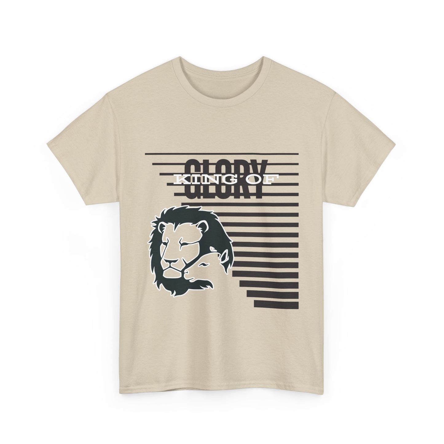 Lion & Lamb, Love & Life Unisex Heavy Cotton Tee