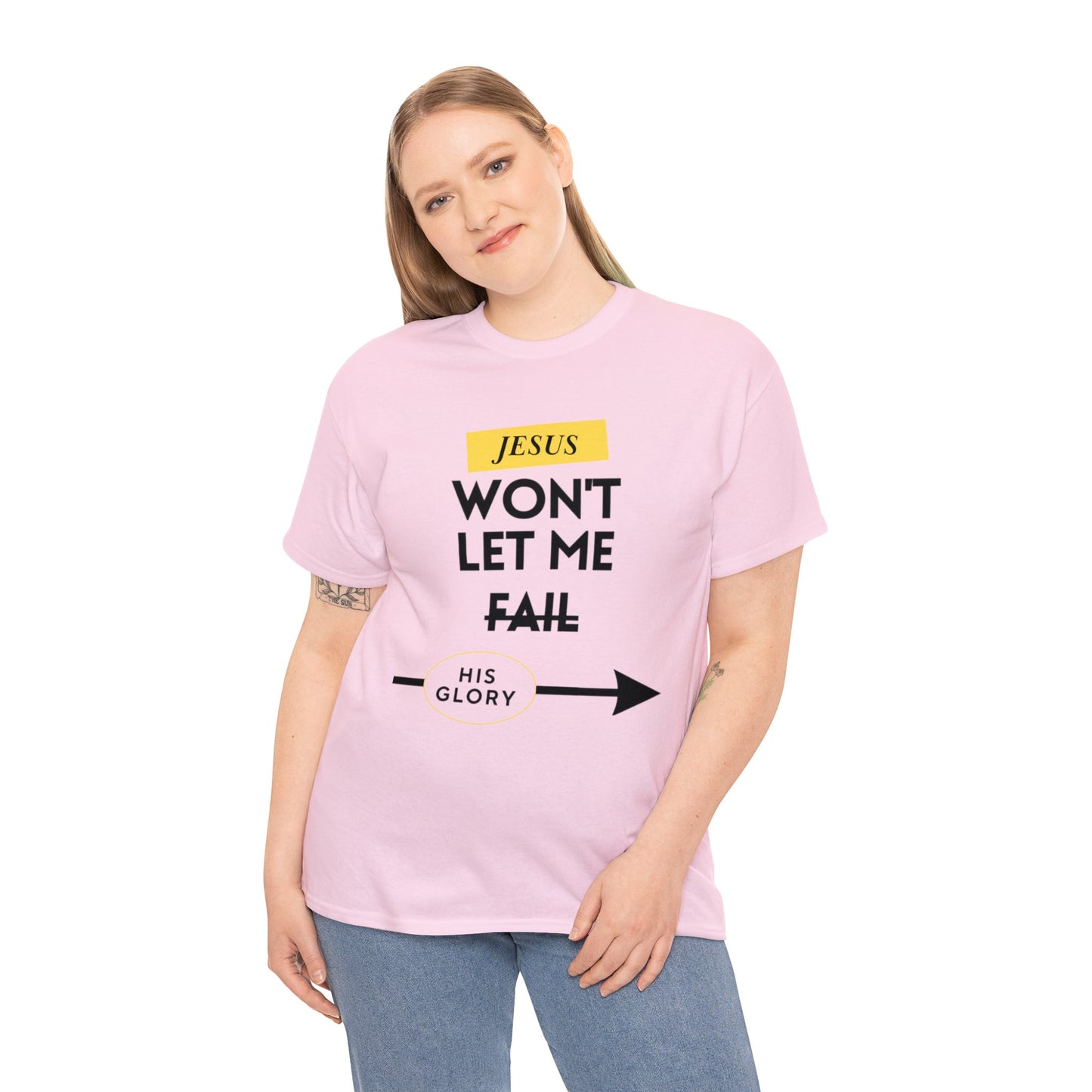 Jesus Won't Let Me Fail Short-Sleeve T-Shirt