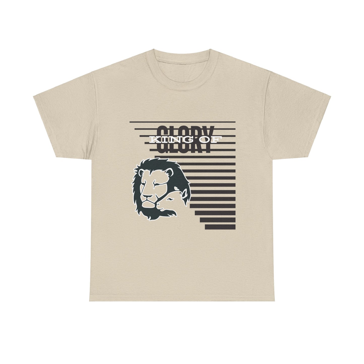 Lion & Lamb, Love & Life Unisex Heavy Cotton Tee