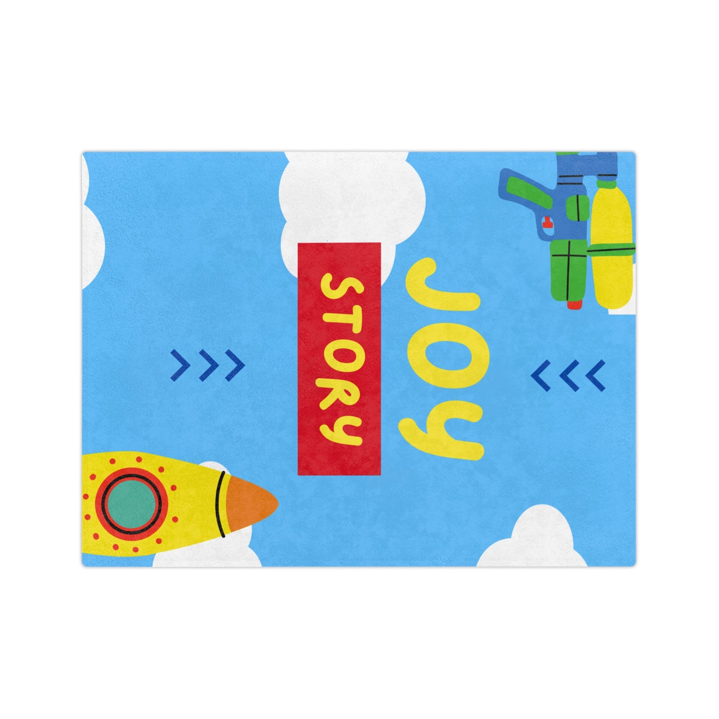 Joy Story Velveteen Minky Blanket