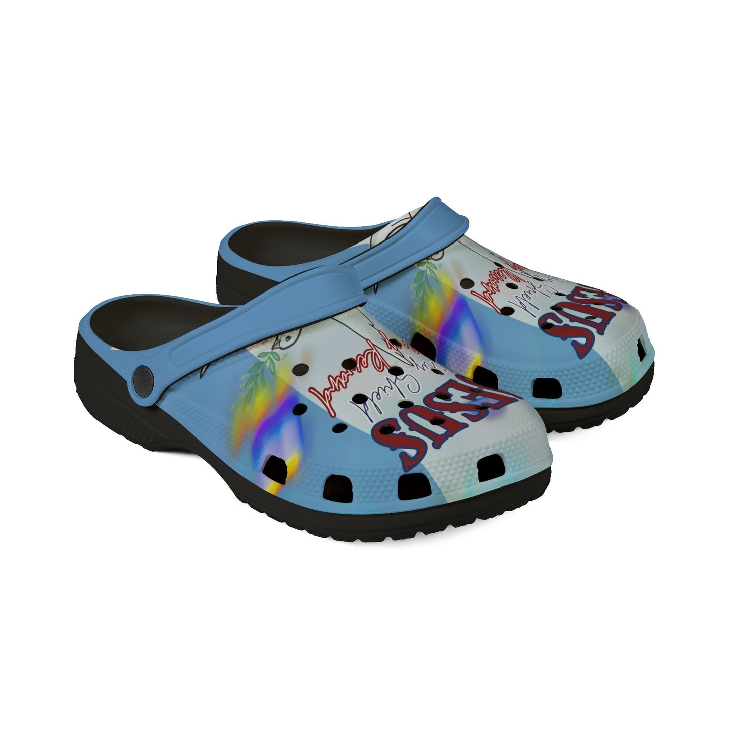 Genesis 15:1 Jesus-Themed EVA Foam Shoes, Perfect for Summer, Casual Wear, Religious Gifts, Comfort Footwear, Fun Slippers