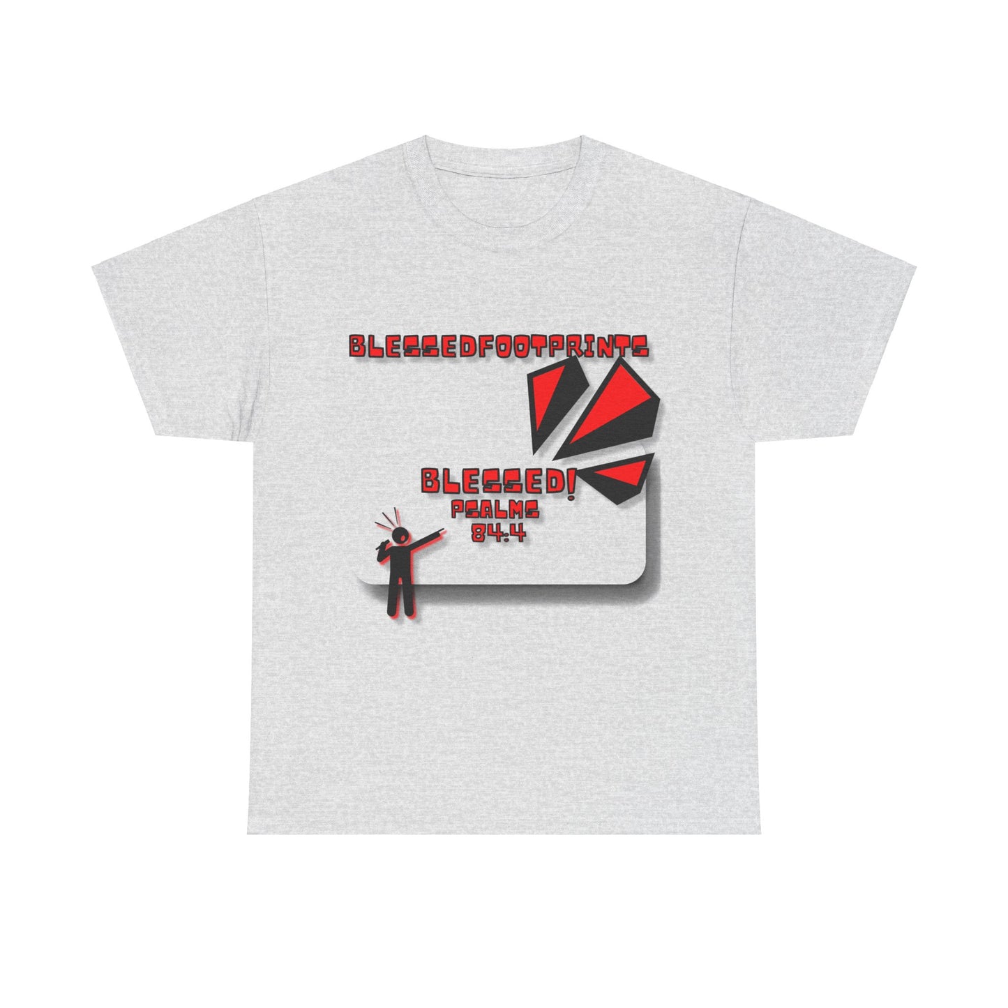 Blessed Psalms 84:4 Unisex Heavy Cotton Tee