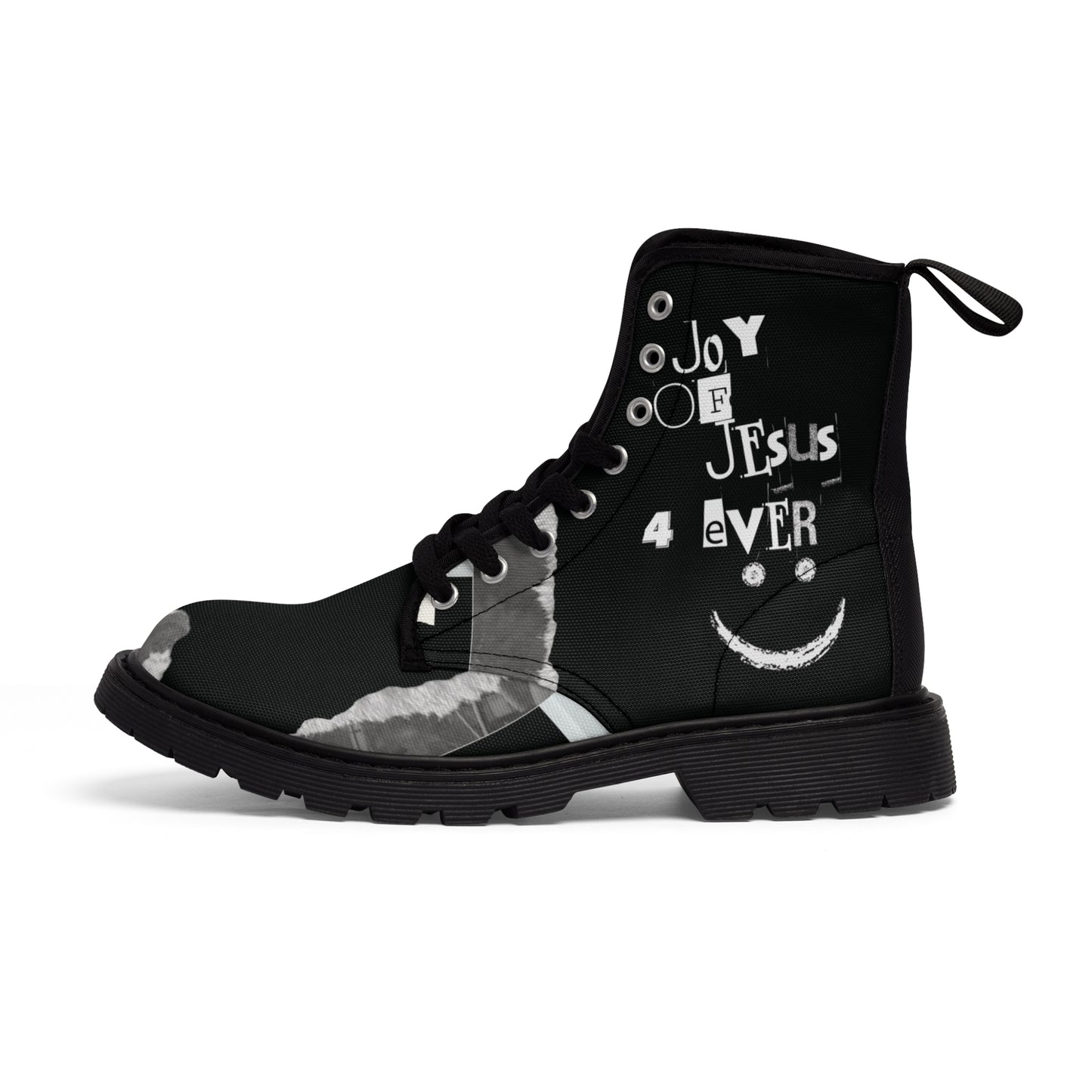 Joy of Jesus 4ever Men's Canvas Boots