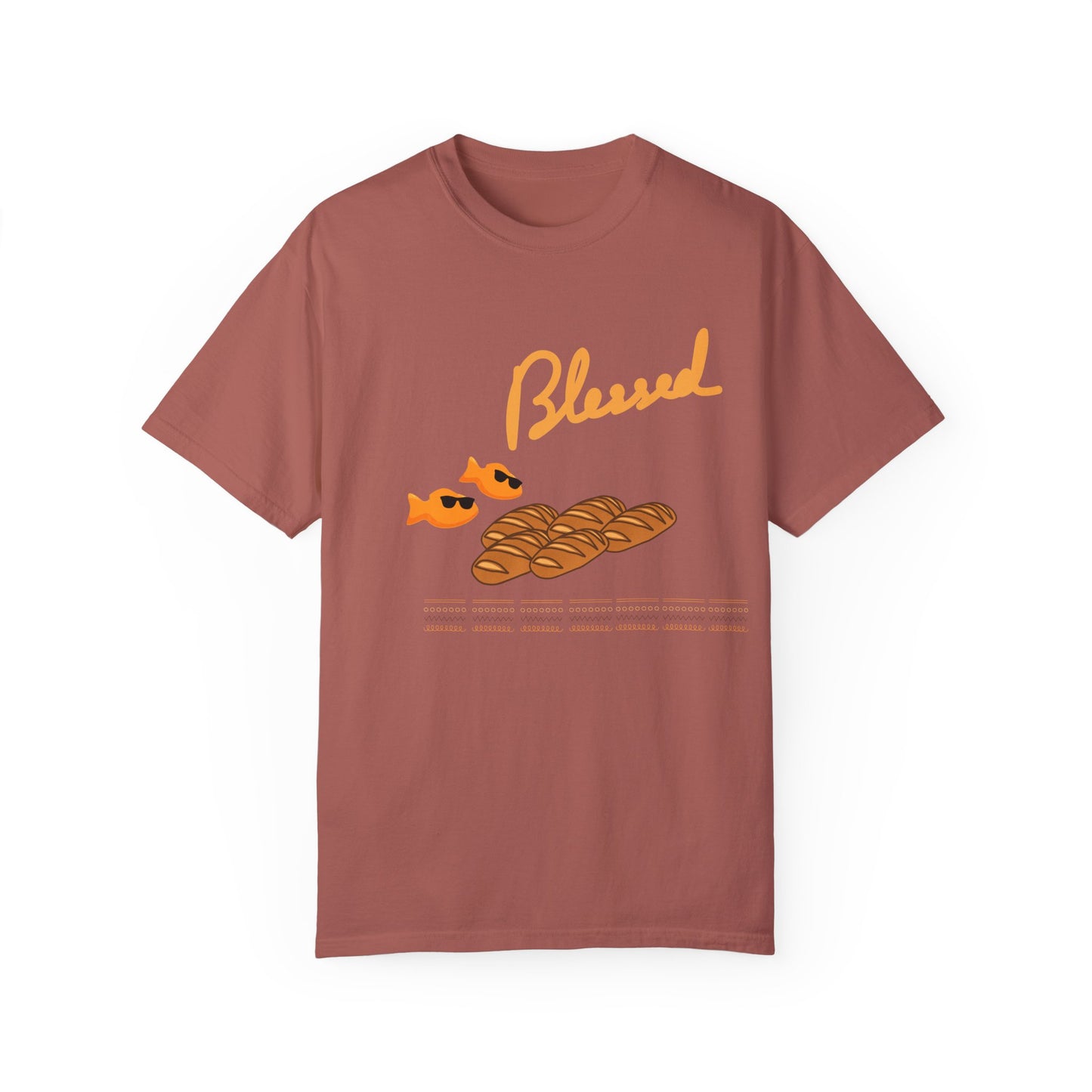 Blessed 2 fish & 5 Loaves T-Shirt ā Christian Design | Comfort Colors 1717