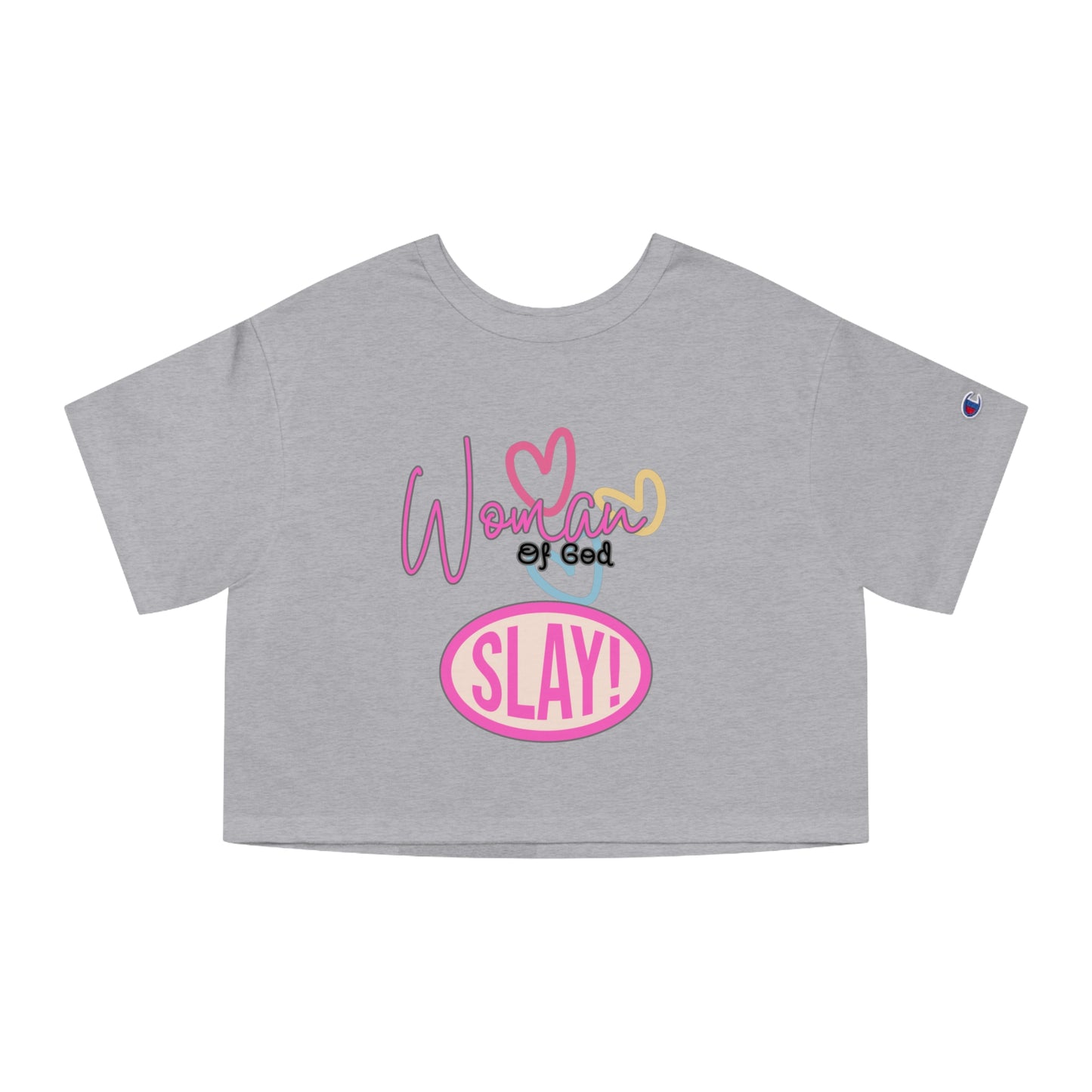 Woman of God Slay Cropped Tee