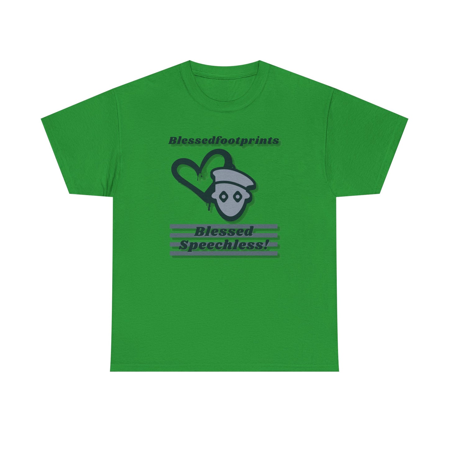 Blessedfootprints Collection Speechless Unisex Heavy Cotton Tee