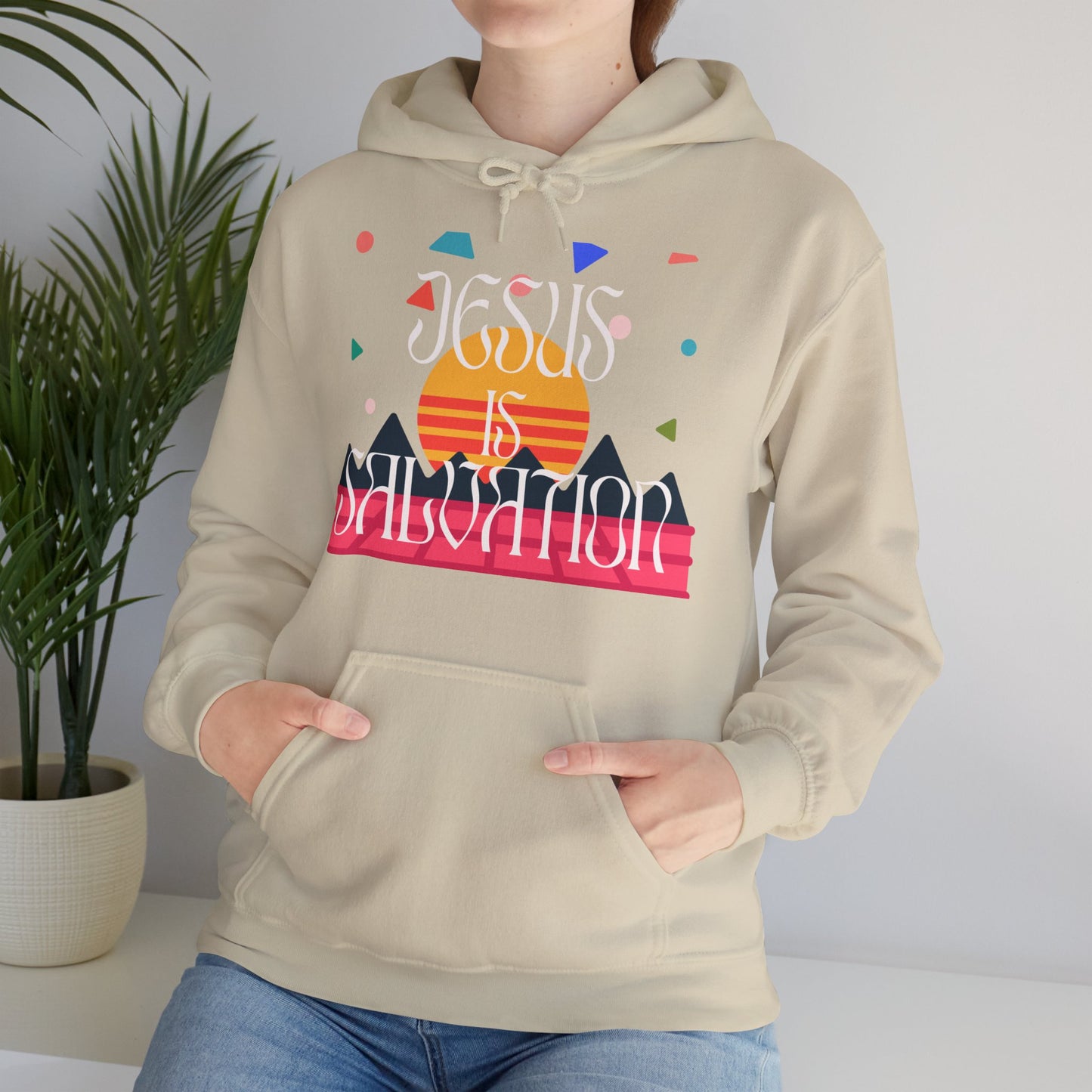 Jesus Is Salvation Unisex Heavy Blend™ Hooded Sweatshirt