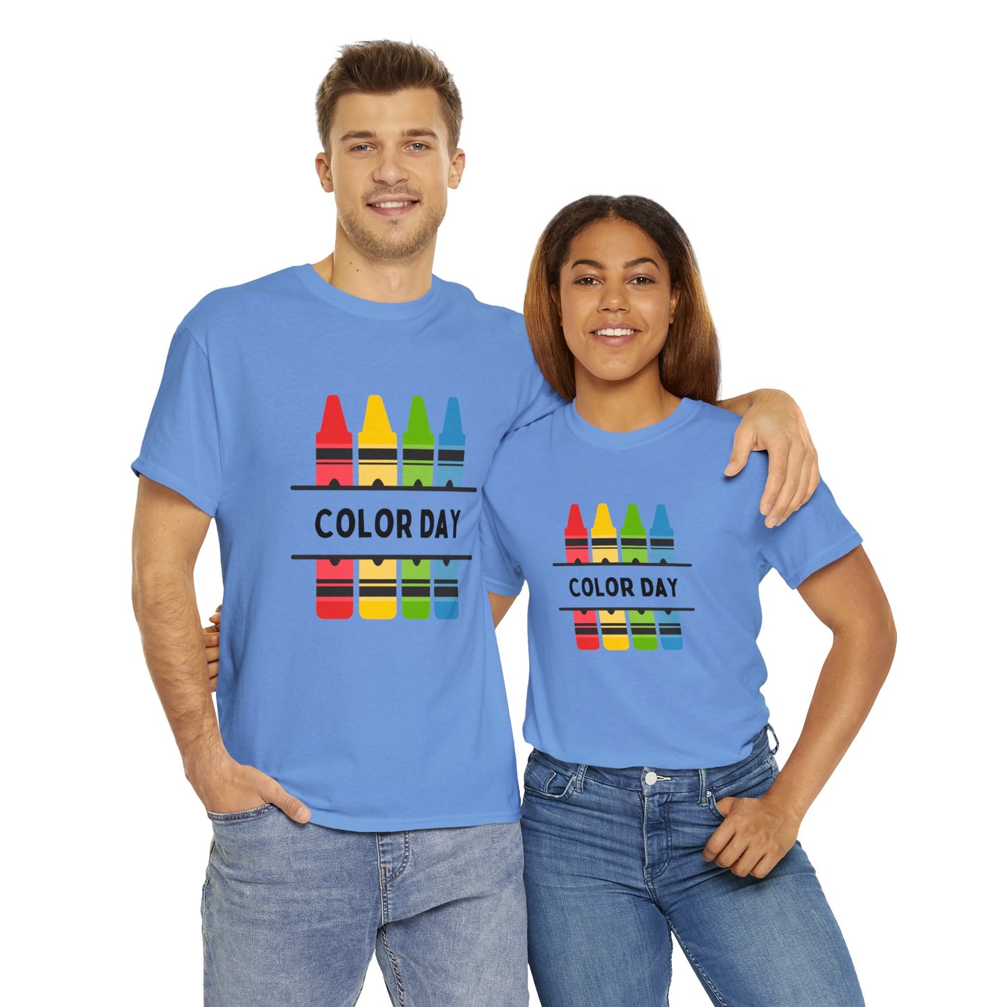 Color Day Unisex Heavy Cotton Tee Inspire Learning and Fun for Teachers and Children