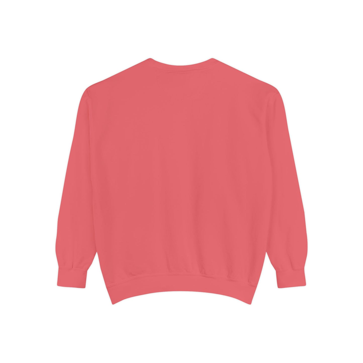 Garment-Dyed Sweatshirt Cozy Fall Autumn Give Thanks Graphic Llama