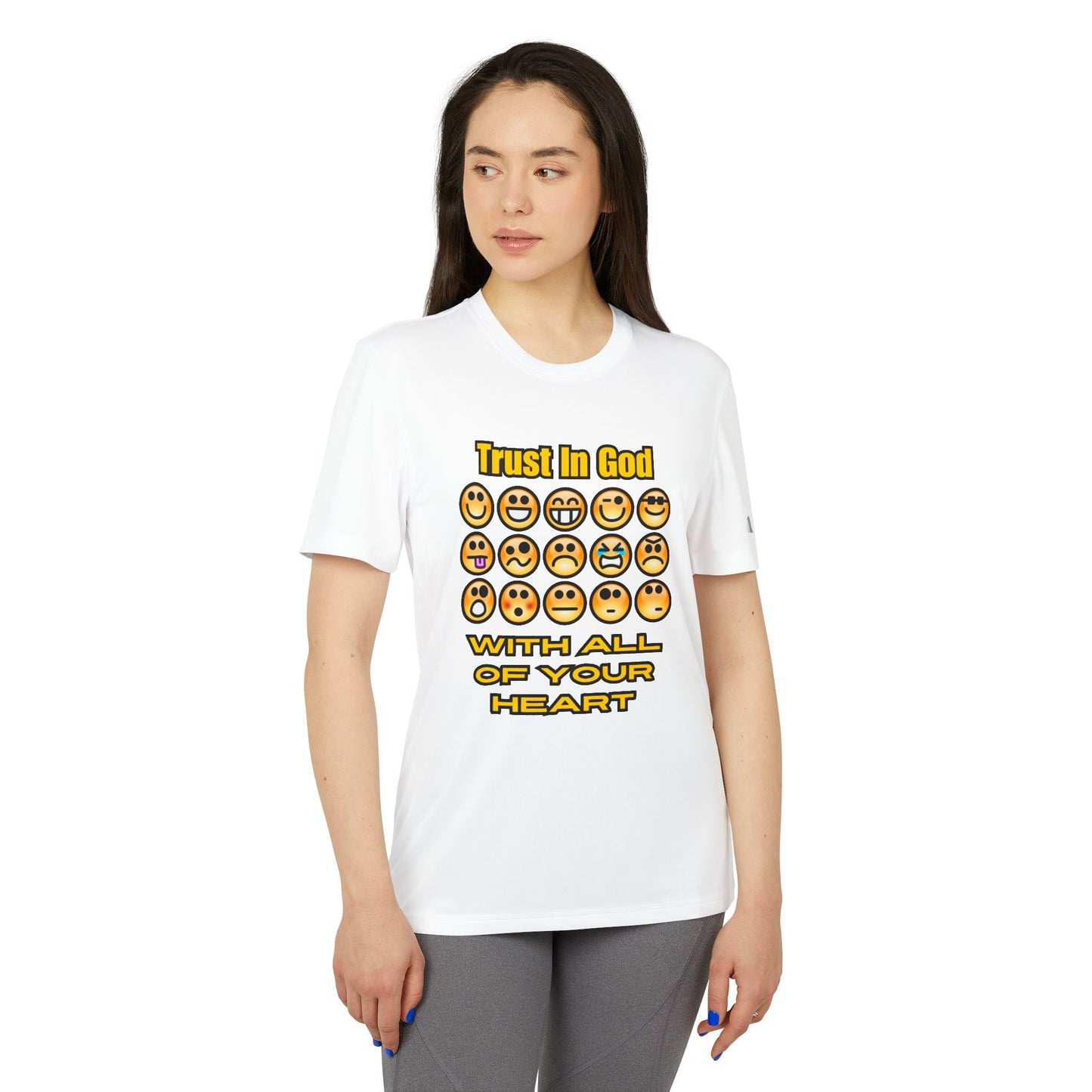 Trust in God Emoji Expression Unisex Tee