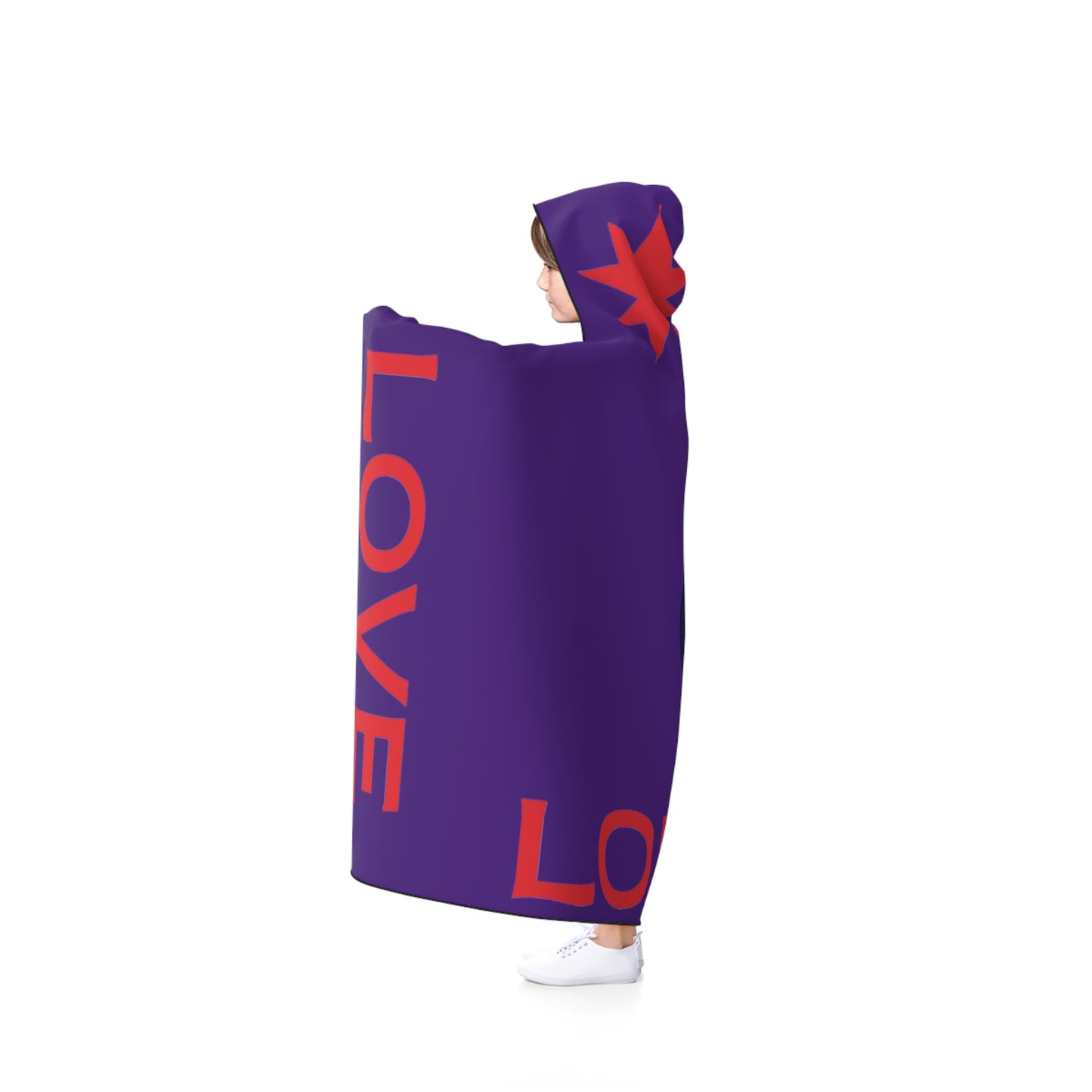 Love Bomb Hooded Blanket