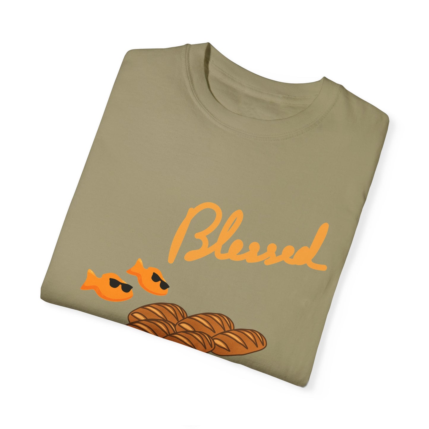Blessed 2 fish & 5 Loaves T-Shirt ā Christian Design | Comfort Colors 1717