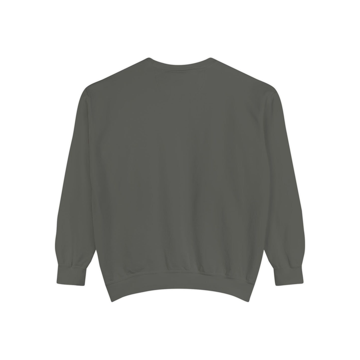 Garment-Dyed Sweatshirt Cozy Fall Autumn Give Thanks Graphic Llama