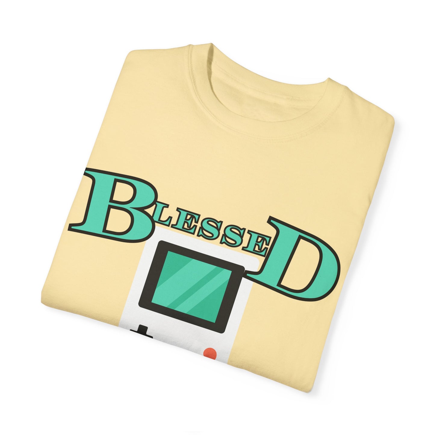 Blessed New Level Gameboy T-Shirt | Comfort Colors 1717 – Christian Graphic Tee