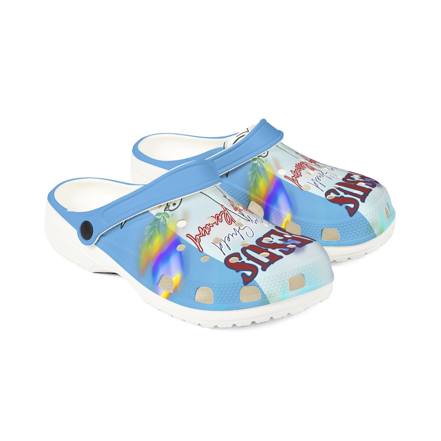 Genesis 15:1 Jesus-Themed EVA Foam Shoes, Perfect for Summer, Casual Wear, Religious Gifts, Comfort Footwear, Fun Slippers