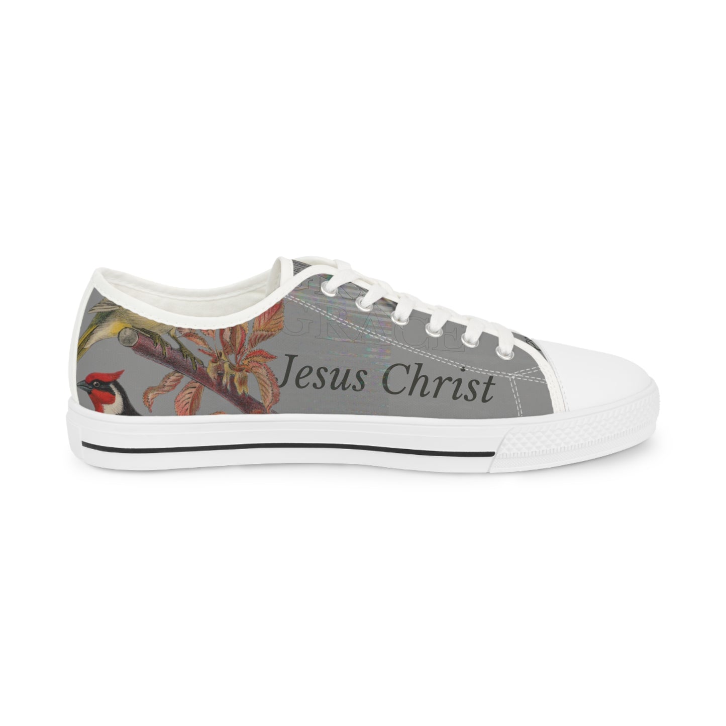 Grace Jesus Christ Men's Low Top Sneakers