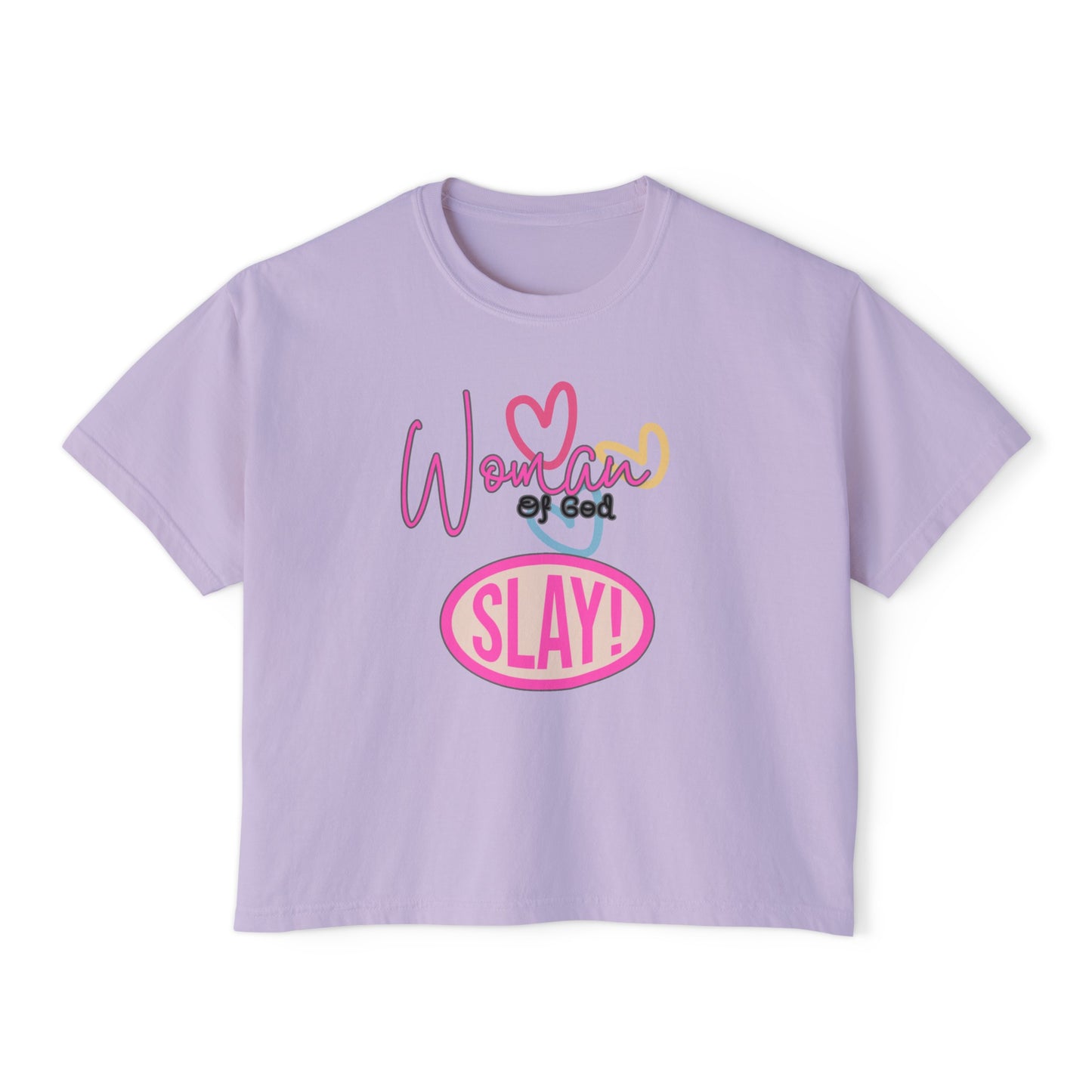 Woman of God Slay Women's Boxy Tee