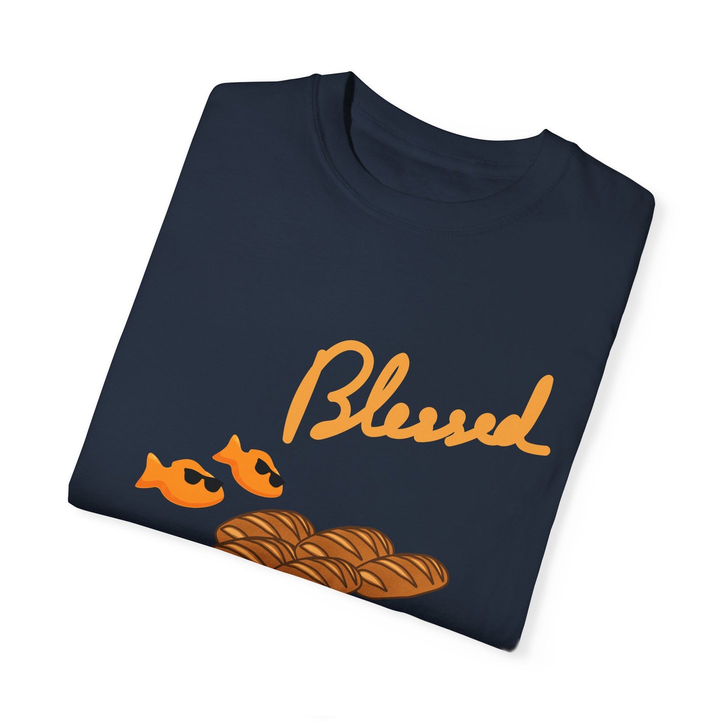 Blessed 2 fish & 5 Loaves T-Shirt ā Christian Design | Comfort Colors 1717