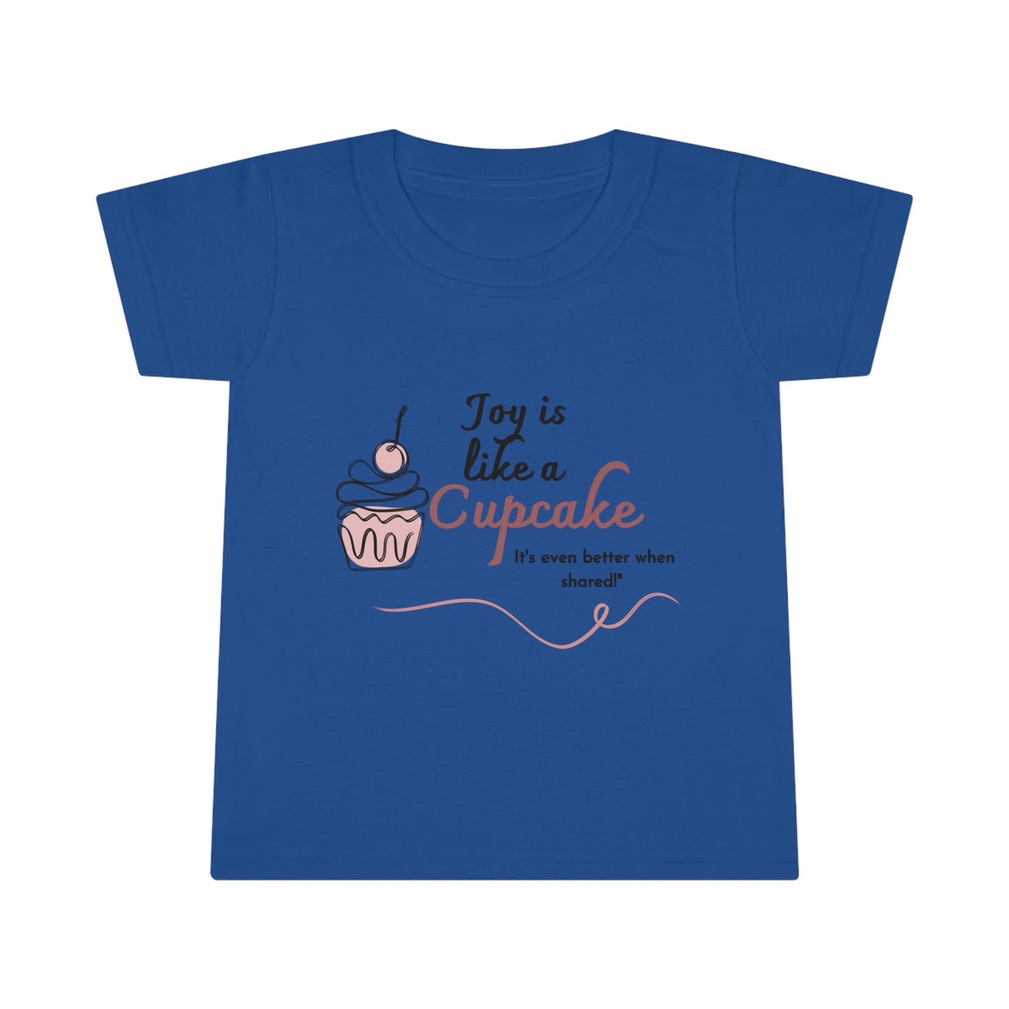 Joyful Toddler Cupcake T-Shirt: Share the Sweetness