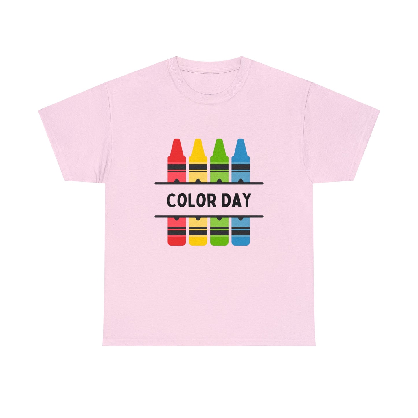 Color Day Unisex Heavy Cotton Tee Inspire Learning and Fun for Teachers and Children