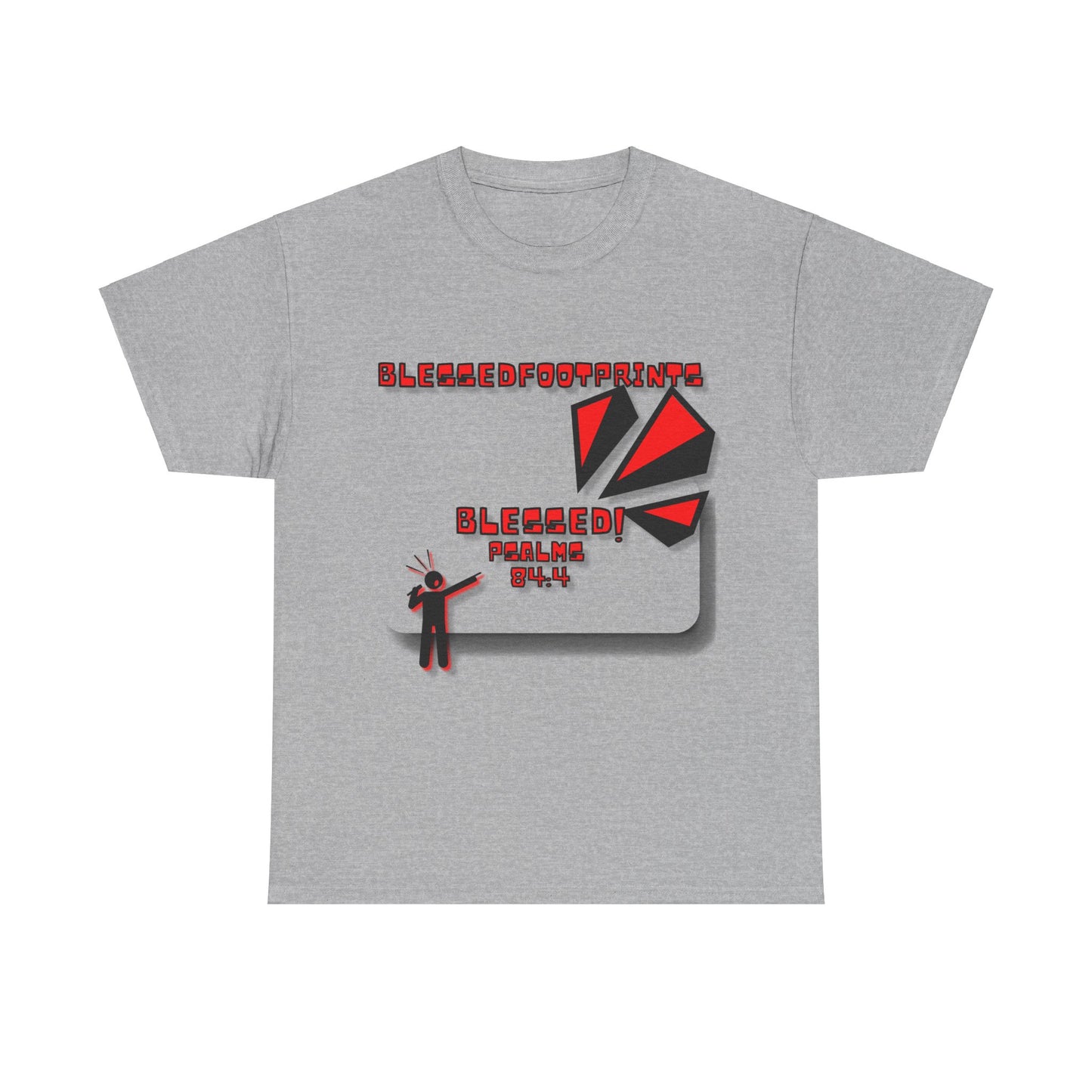 Blessed Psalms 84:4 Unisex Heavy Cotton Tee