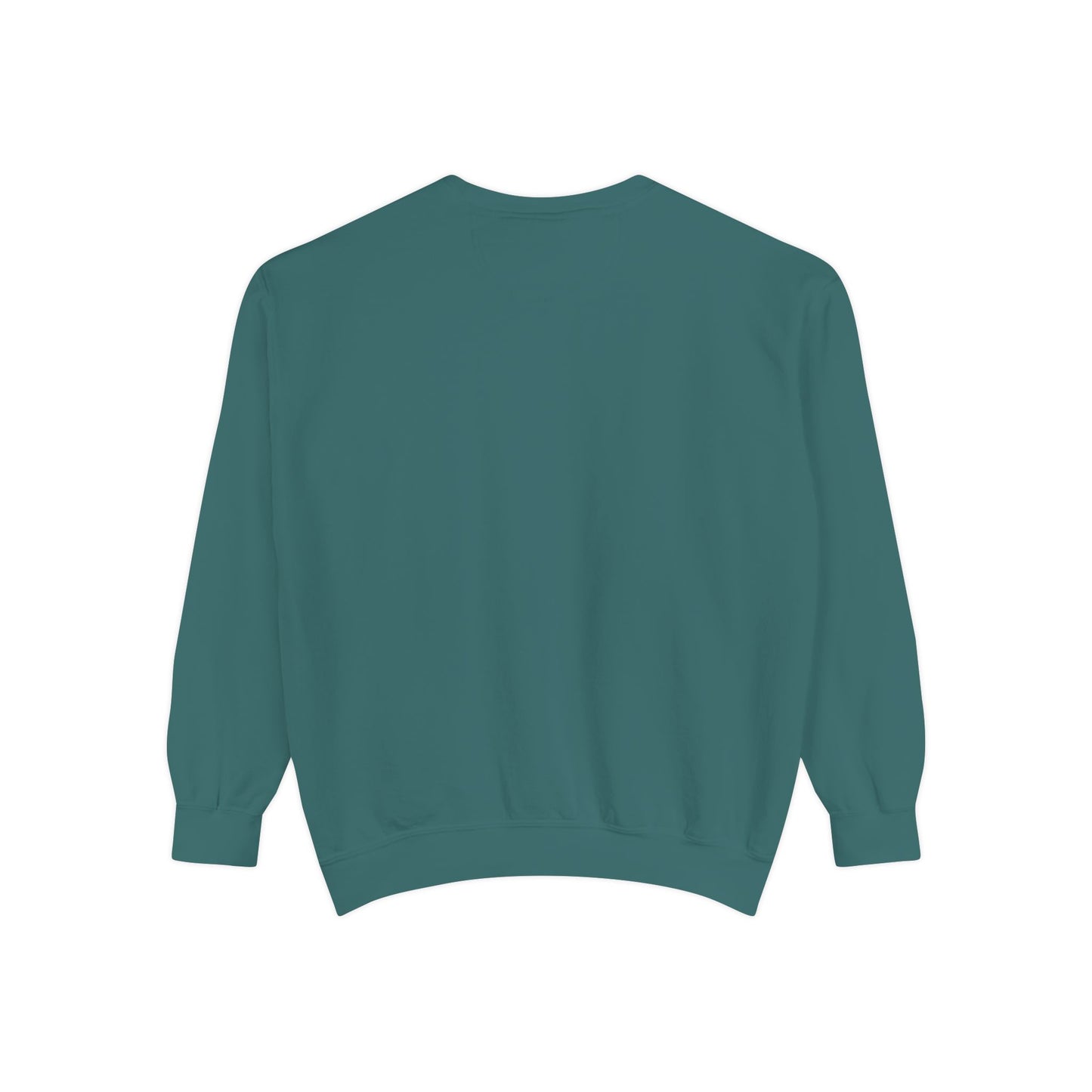 Garment-Dyed Sweatshirt Cozy Fall Autumn Give Thanks Graphic Llama
