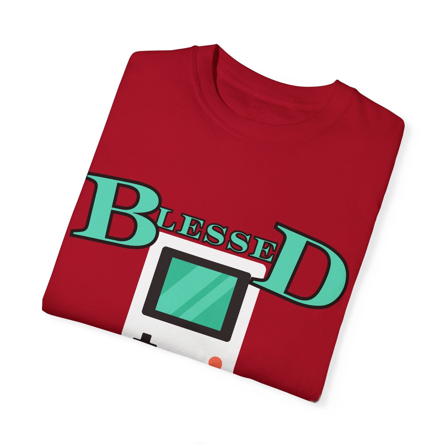 Blessed New Level Gameboy T-Shirt | Comfort Colors 1717 – Christian Graphic Tee
