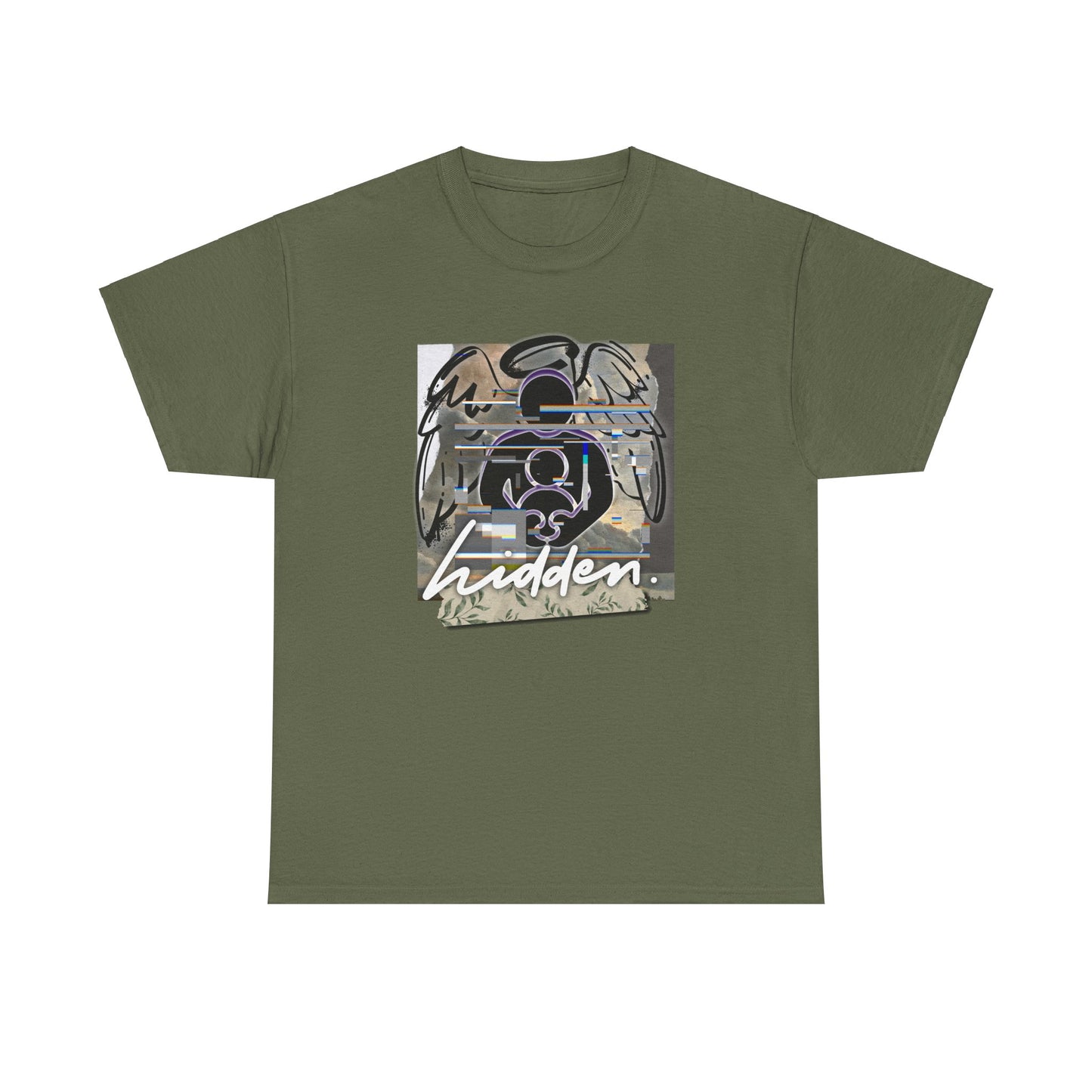 Hidden in Christ” Unisex Heavy Cotton TShirt –Faith-Based Christian Apparel with Unique Design