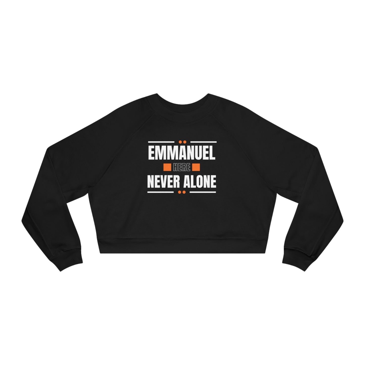 Emmanuel Here Women's Cropped Fleece Pullover