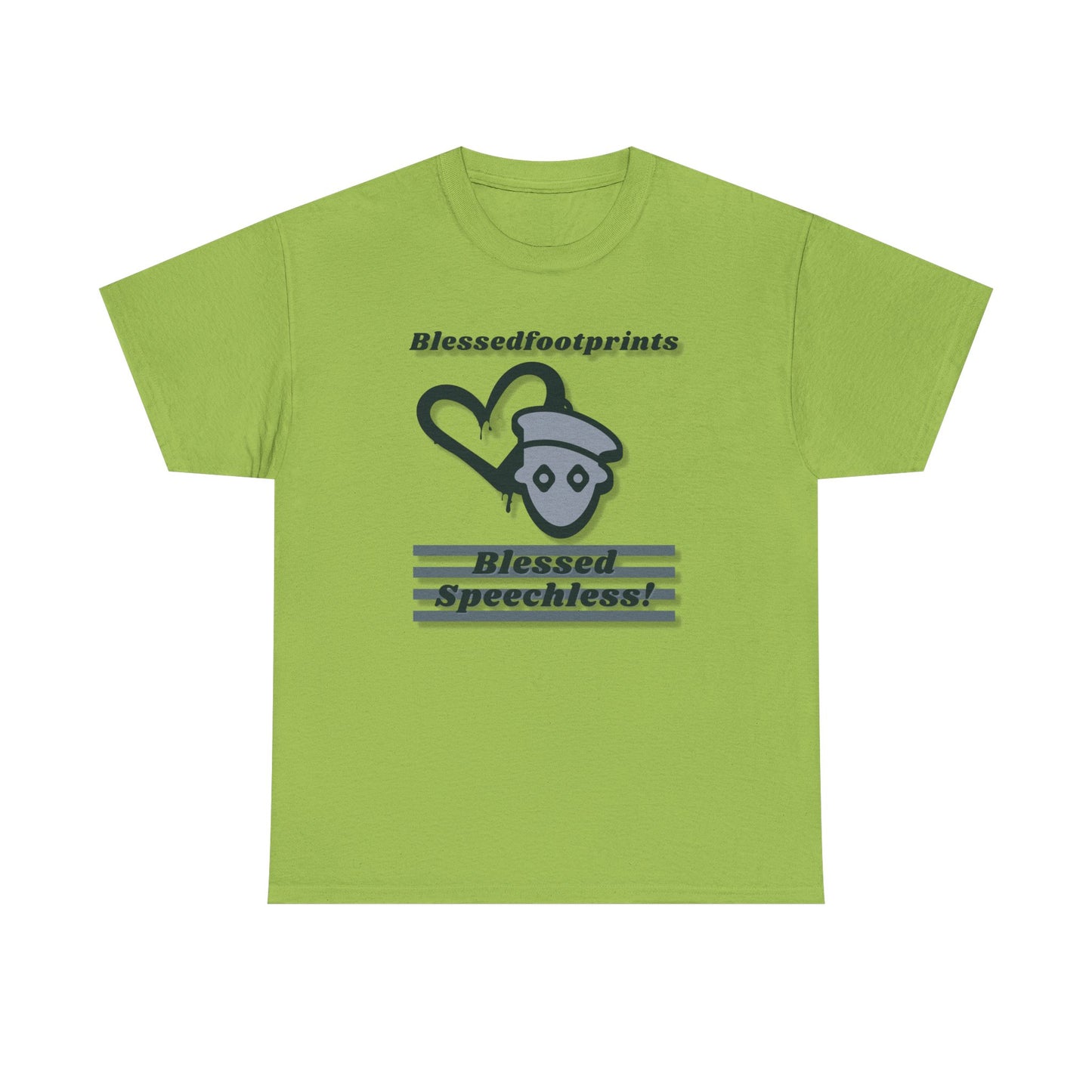 Blessedfootprints Collection Speechless Unisex Heavy Cotton Tee