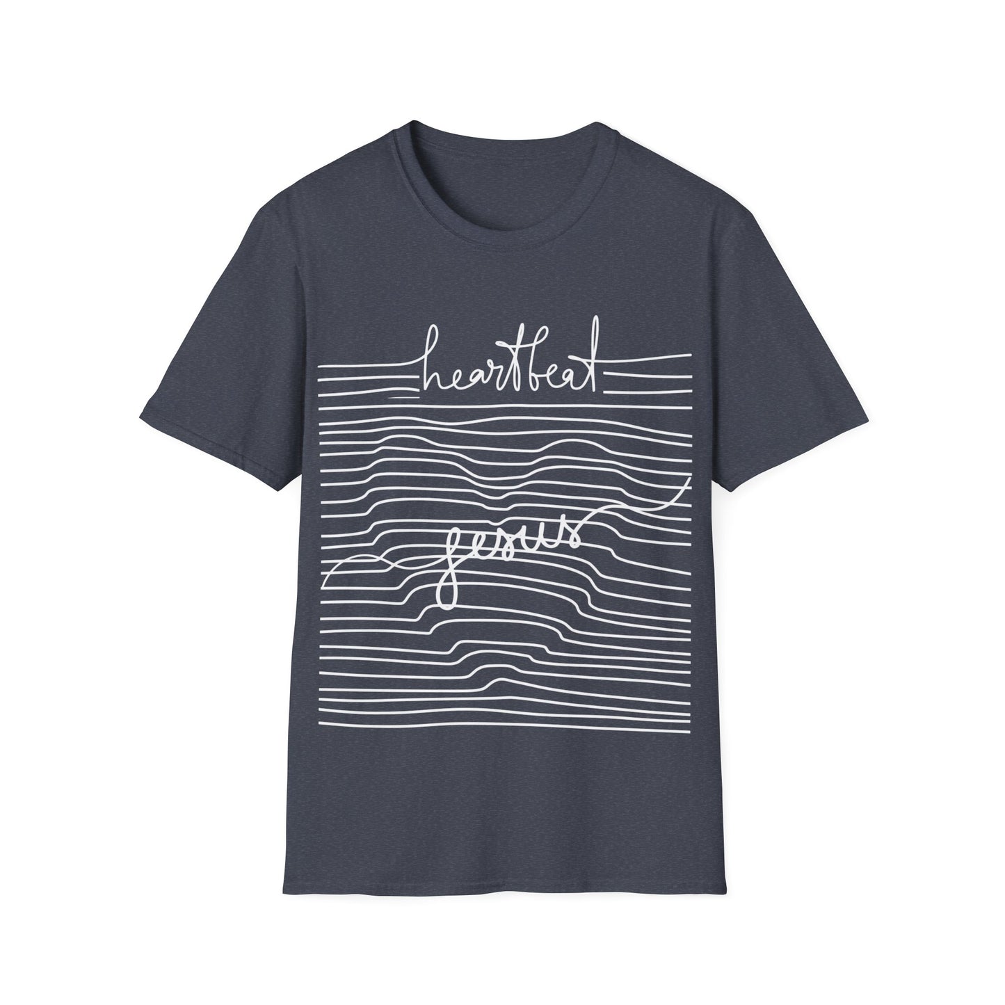 Jesus Heartbeat Unisex Softstyle T-Shirt