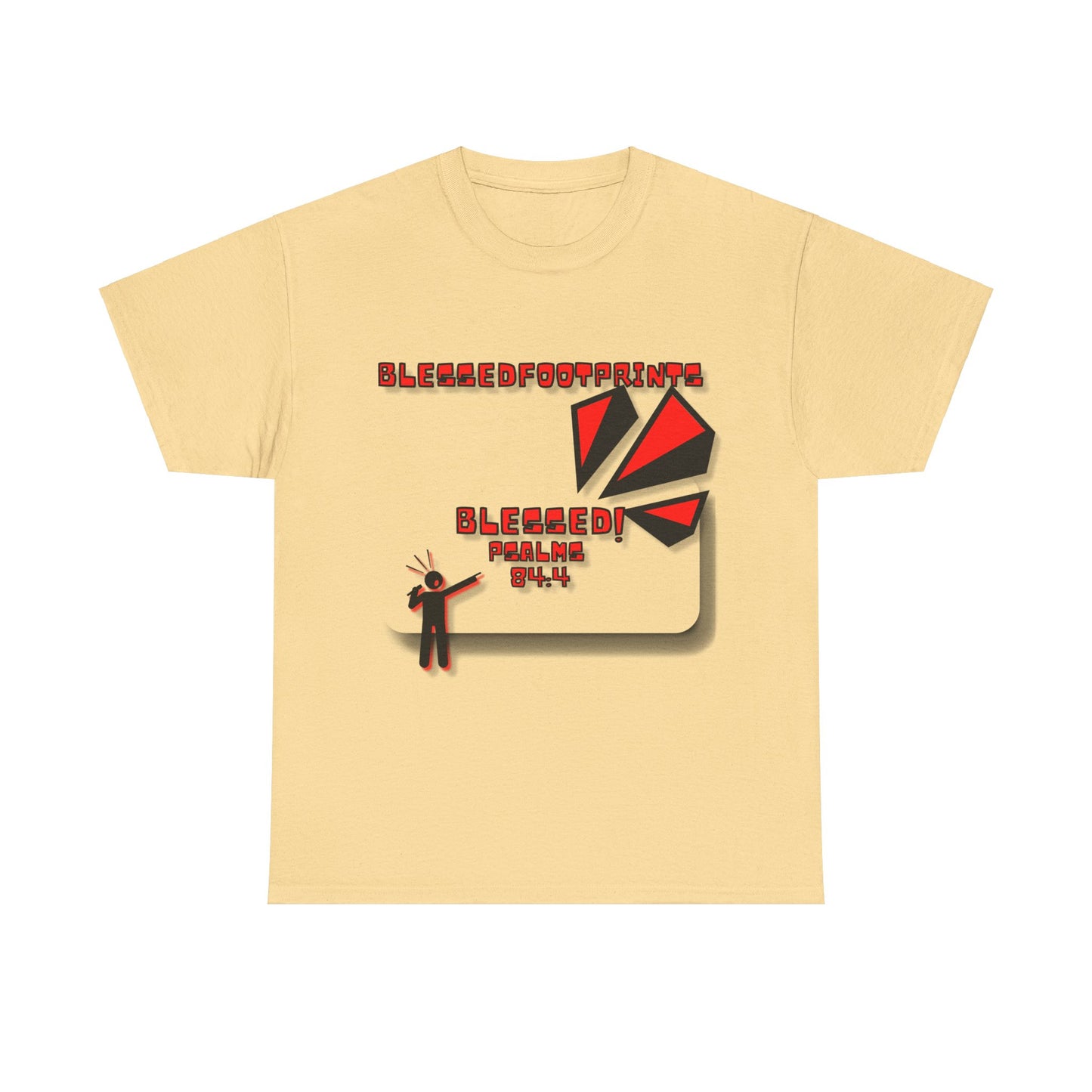 Blessed Psalms 84:4 Unisex Heavy Cotton Tee