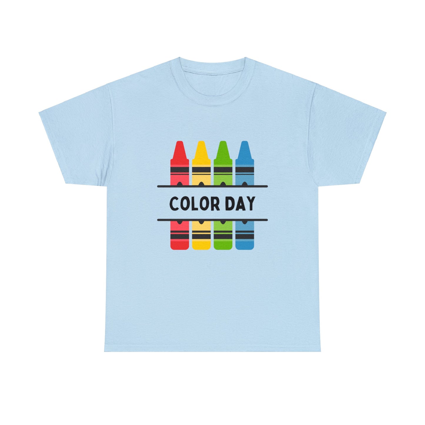 Color Day Unisex Heavy Cotton Tee Inspire Learning and Fun for Teachers and Children