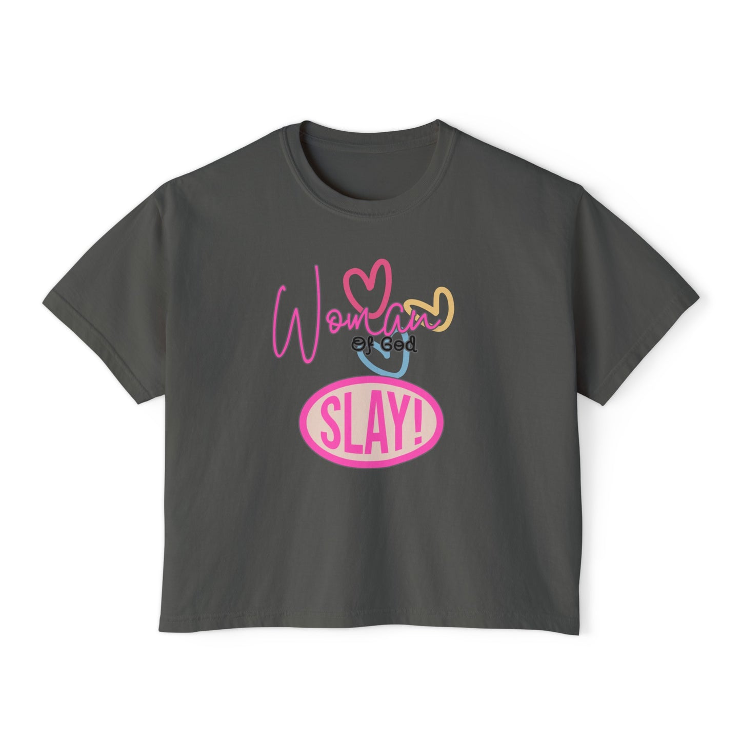Woman of God Slay Women's Boxy Tee