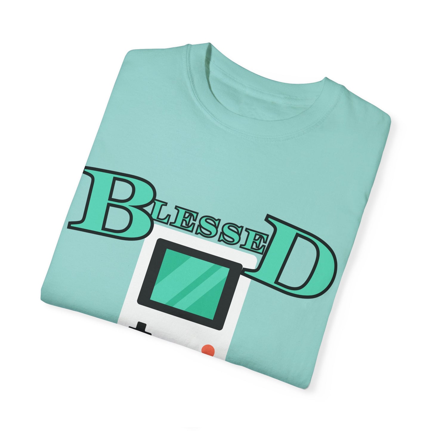 Blessed New Level Gameboy T-Shirt | Comfort Colors 1717 – Christian Graphic Tee