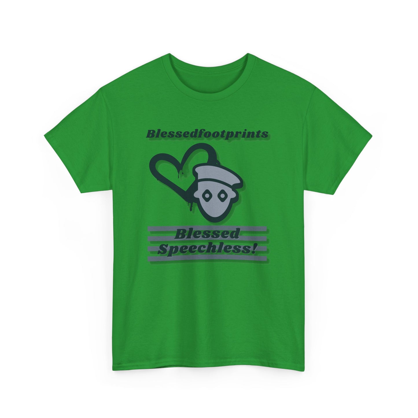 Blessedfootprints Collection Speechless Unisex Heavy Cotton Tee