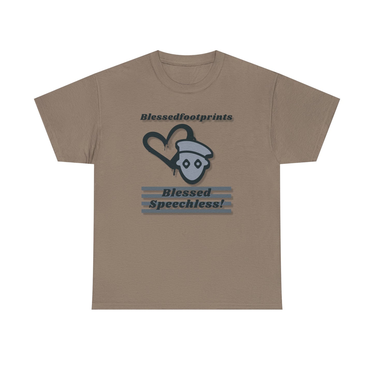 Blessedfootprints Collection Speechless Unisex Heavy Cotton Tee