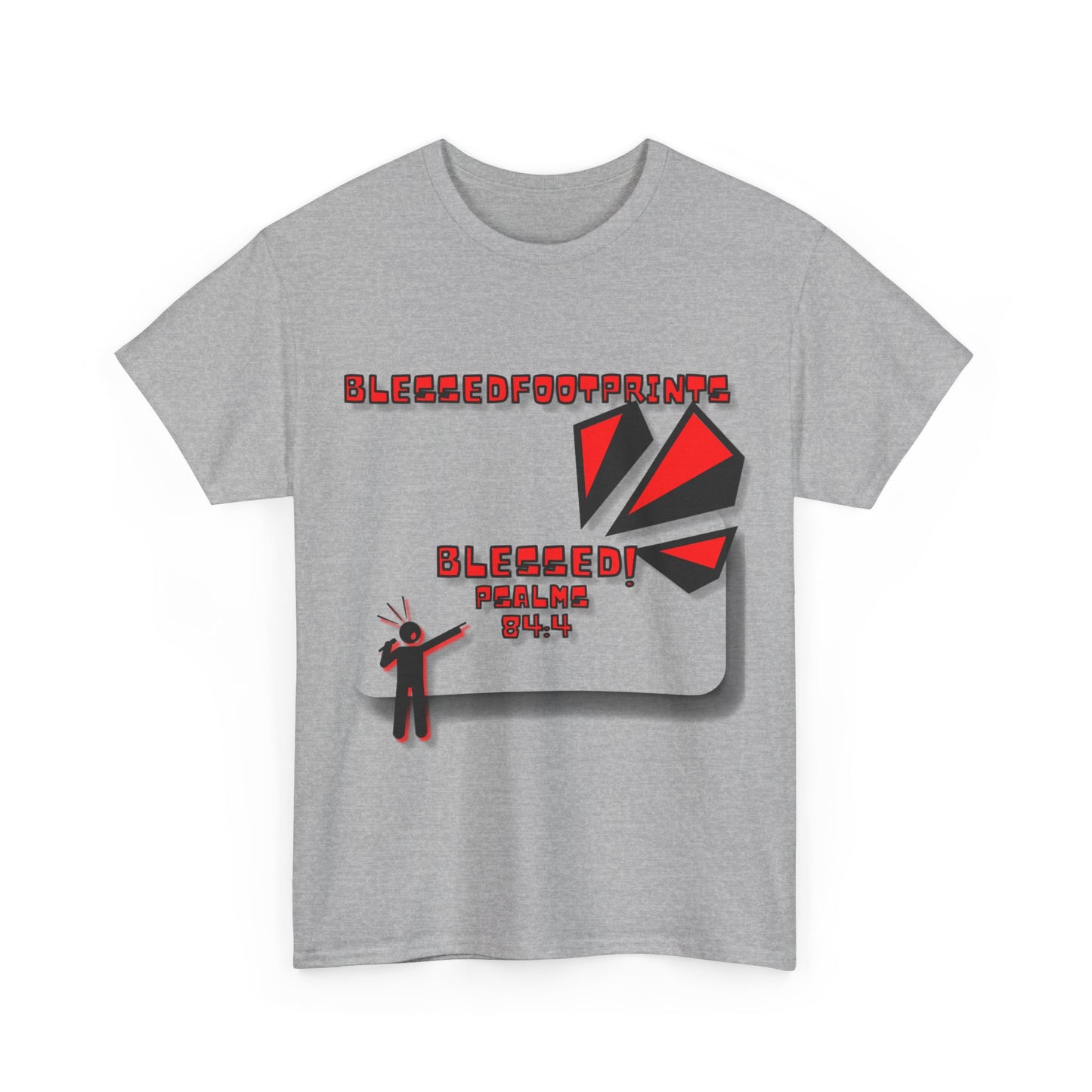 Blessed Psalms 84:4 Unisex Heavy Cotton Tee