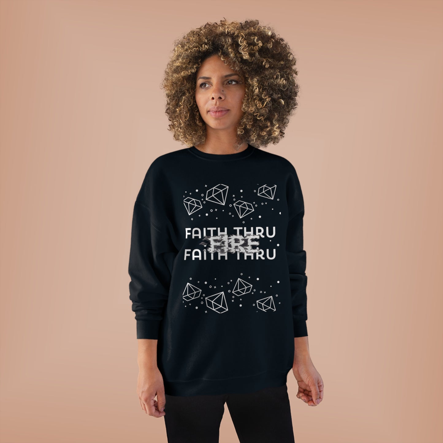 Faith Through Fire Unisex EcoSmart® Crewneck Sweatshirt