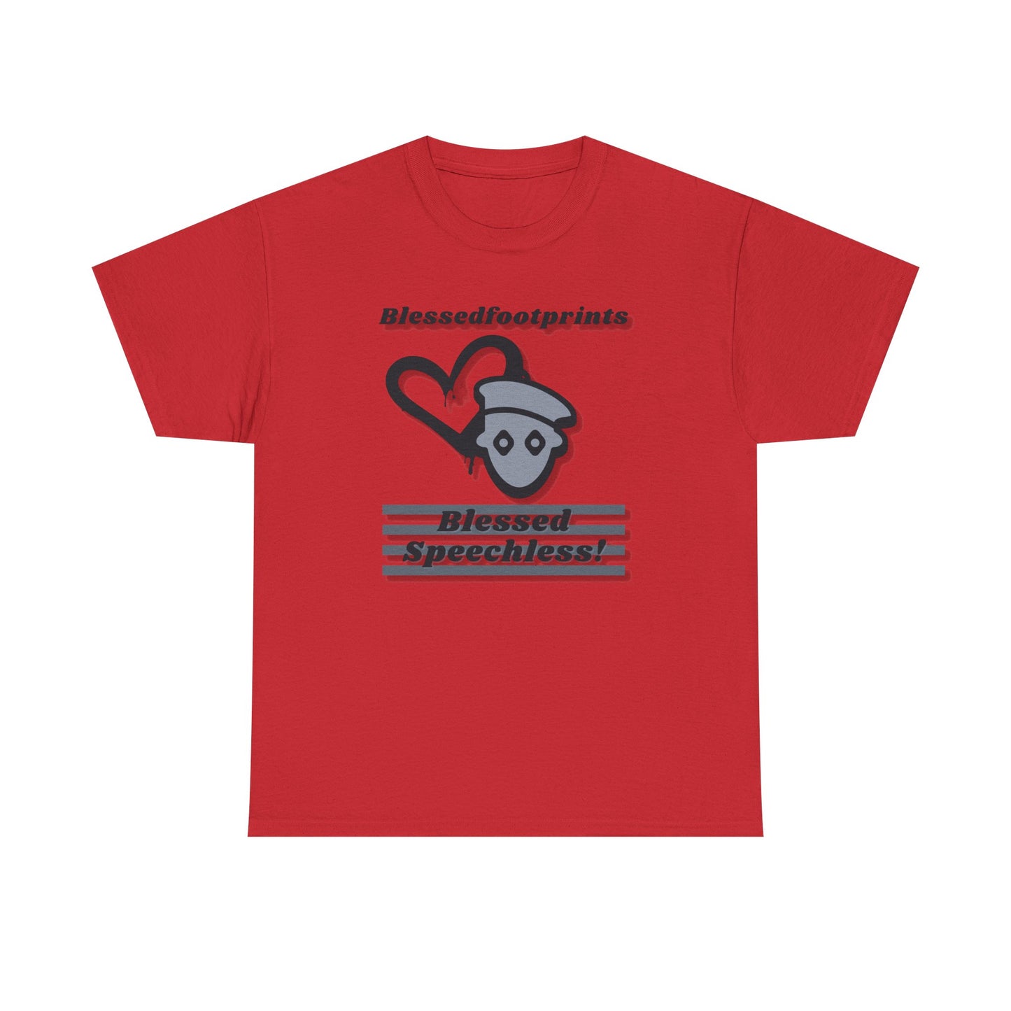 Blessedfootprints Collection Speechless Unisex Heavy Cotton Tee