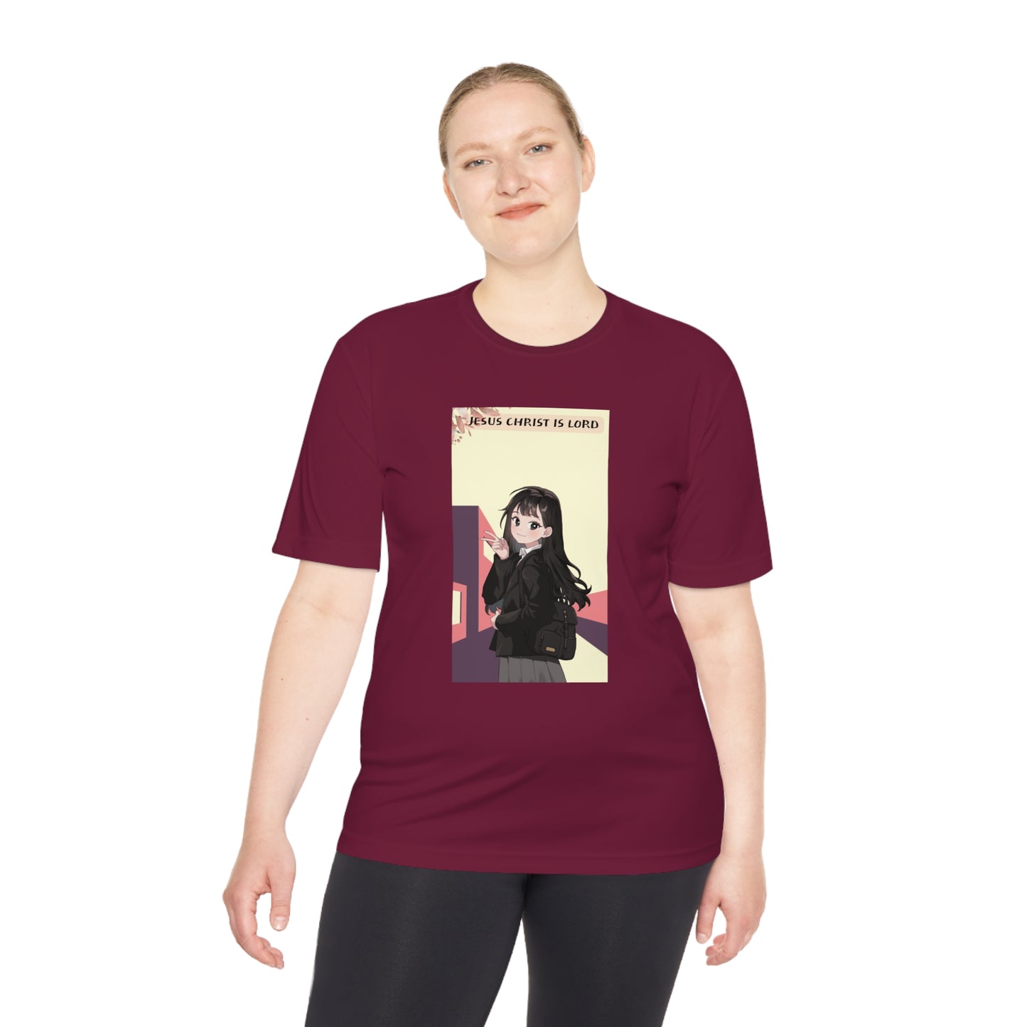 Anime Jesus Unisex Moisture Wicking Tee
