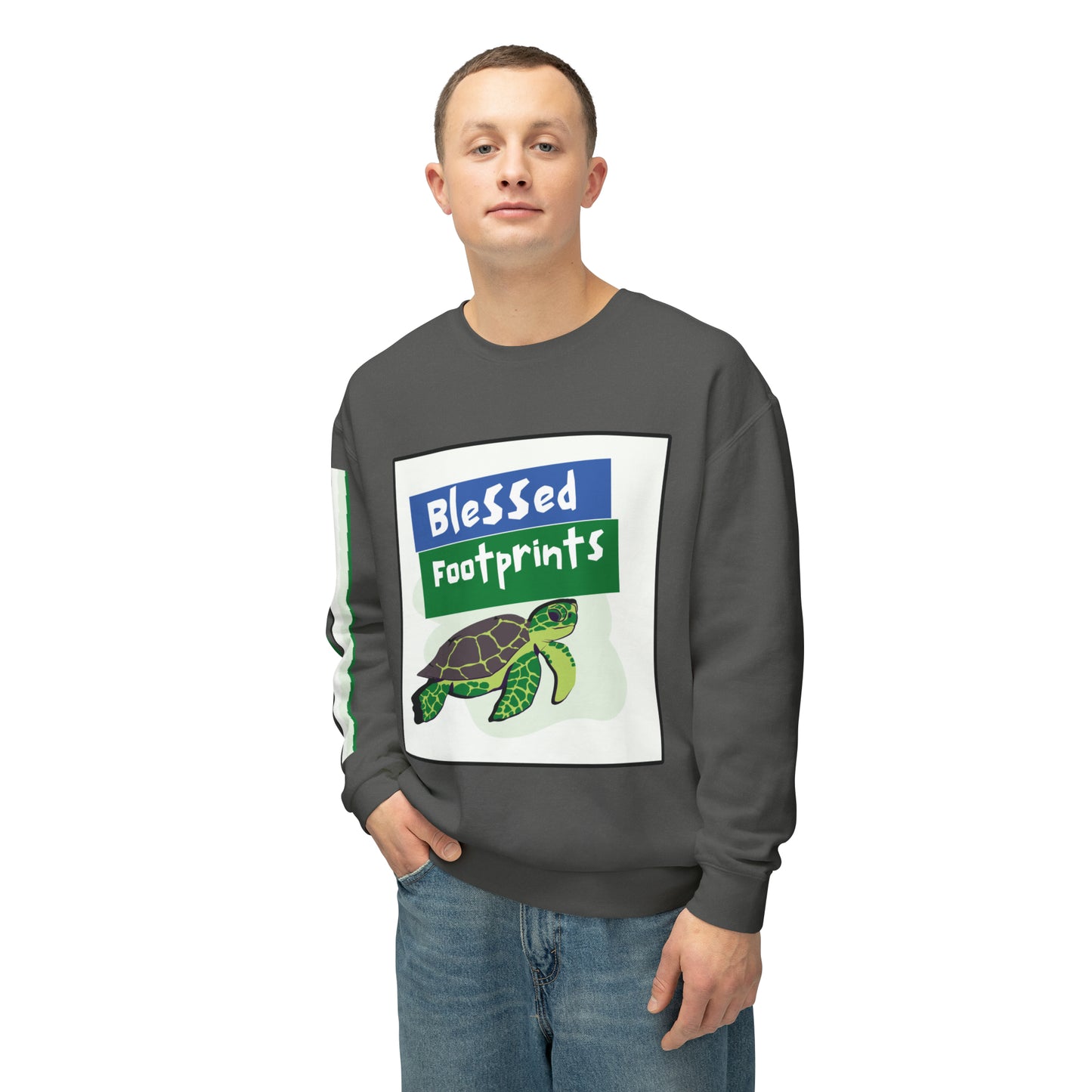Unisex Lightweight Blessedfootprints Collection Sweatshirt Patience